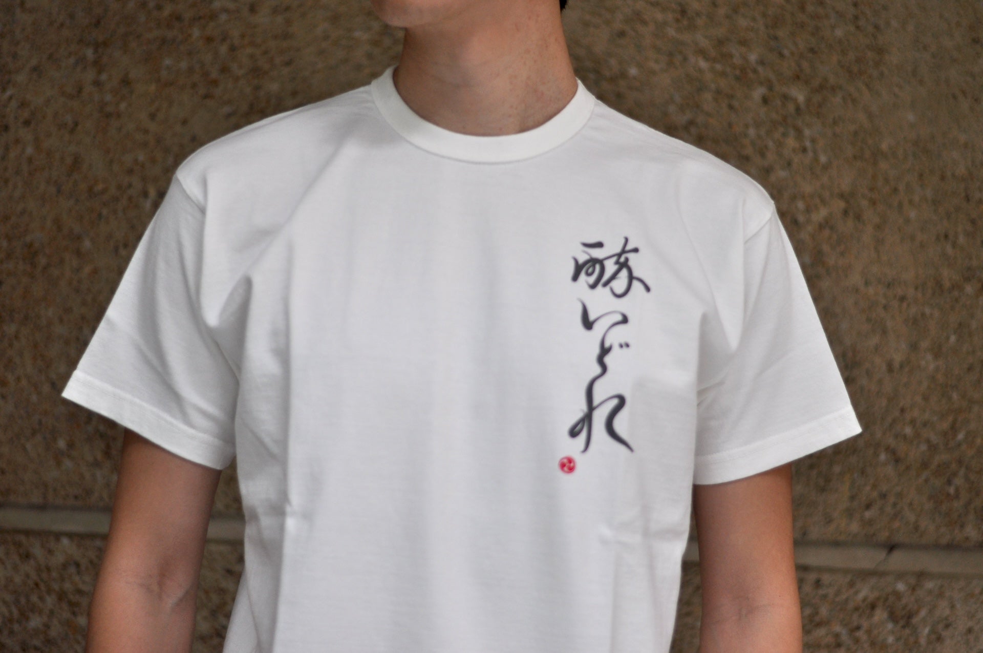 Samurai 8.5oz "Drunk" Loopwheeled Tee (White)