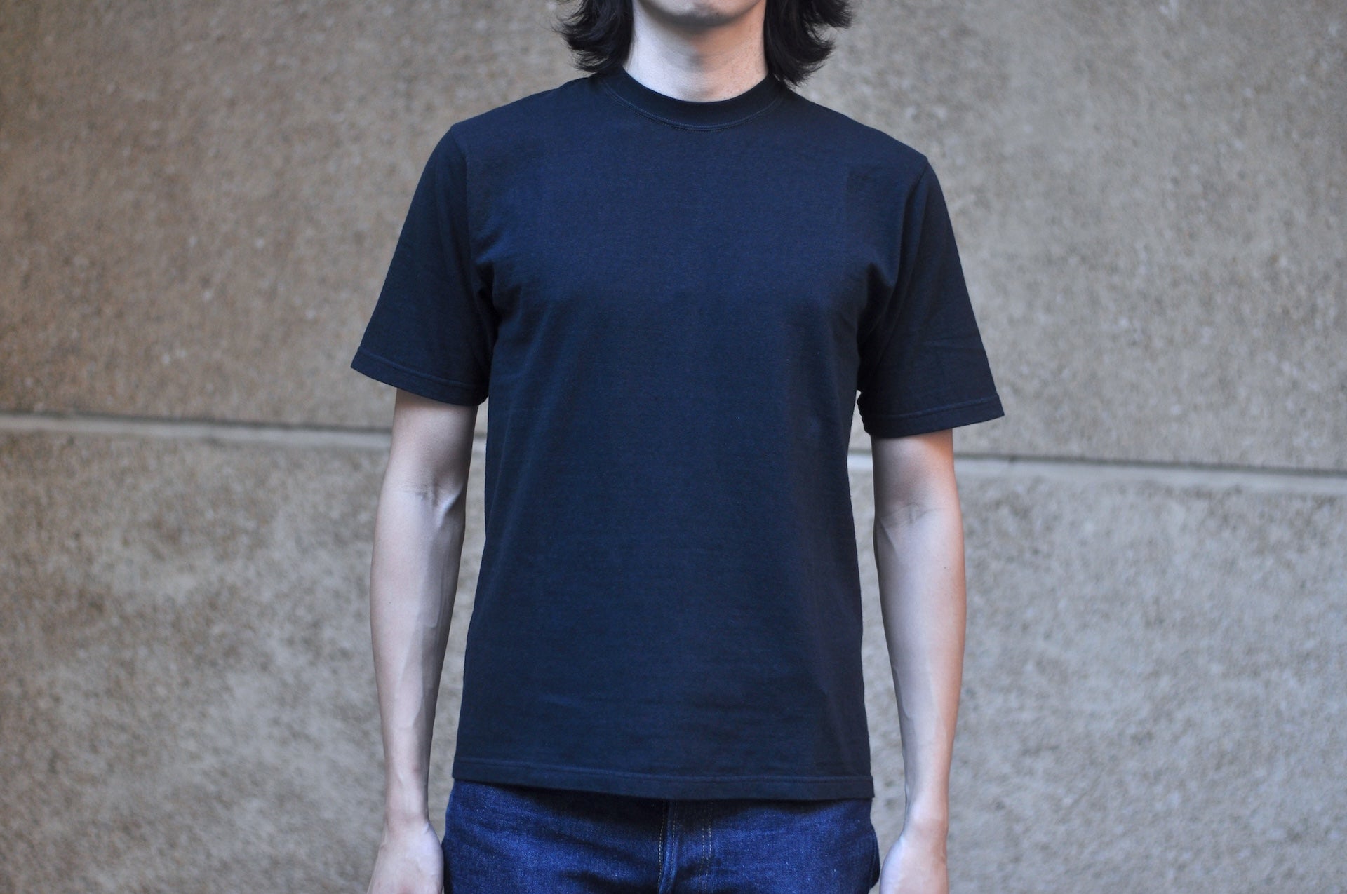 RAGGY CLOTHING 6oz "Old Americana" Loopwheeled Tee (Solid Black)