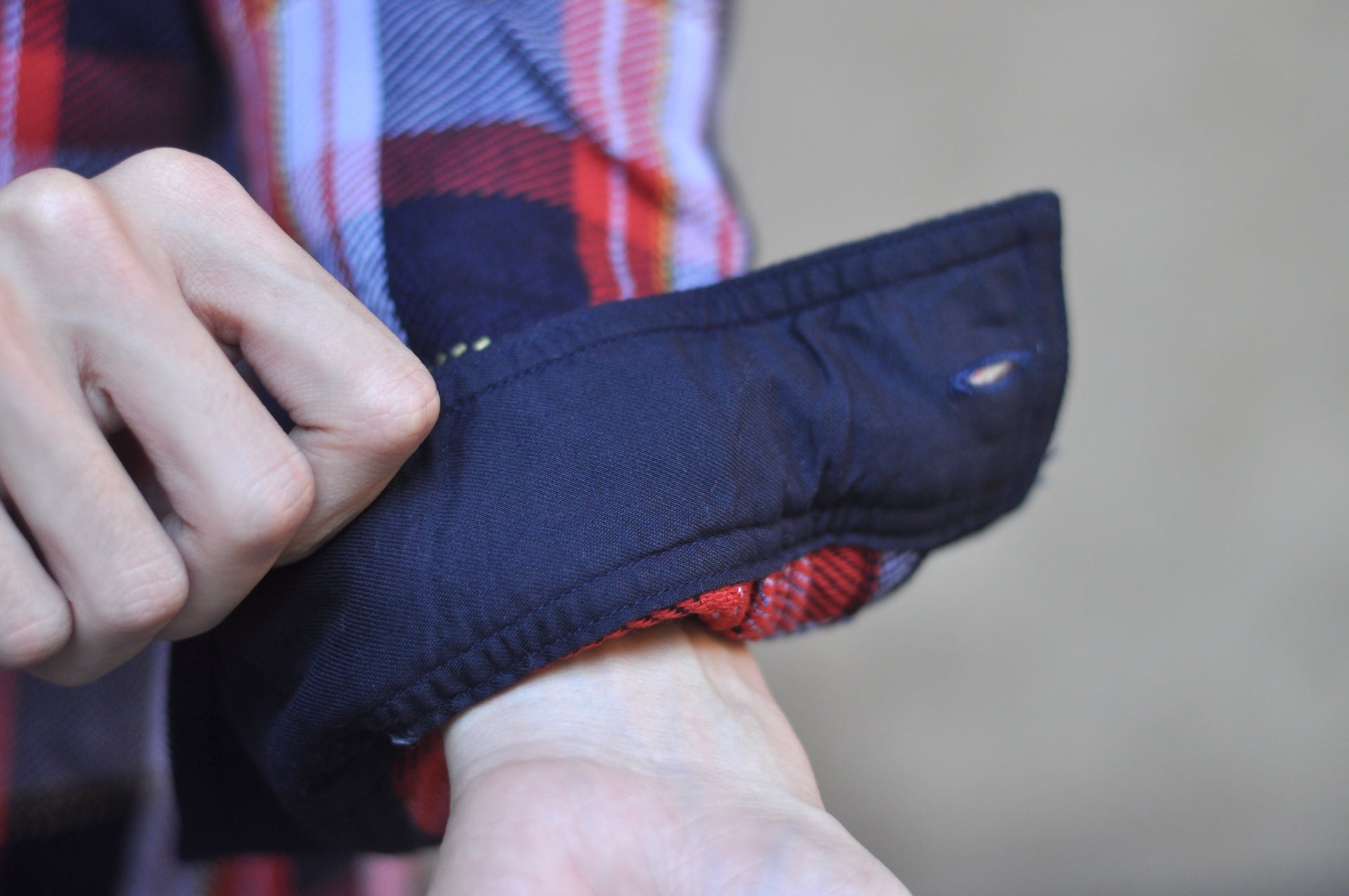 Samurai Indigo Dyed Heavyweight “Oversea Edition” Flannel Workshirt (Plum Purple)