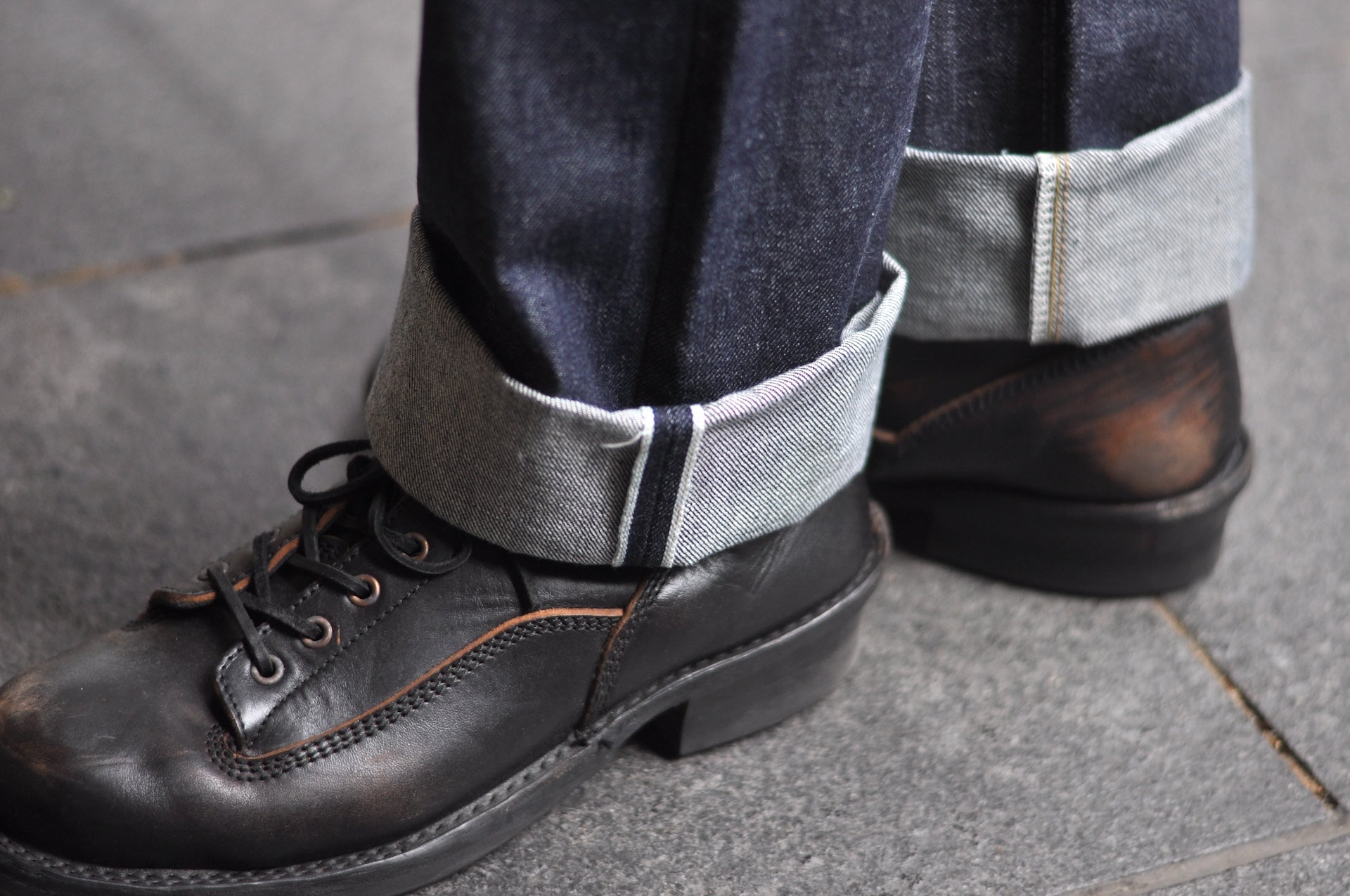 Denime X Warehouse Co. 14.5oz Indigo Dyed 220A Offset XX Type Denim (Classic Straight fit)
