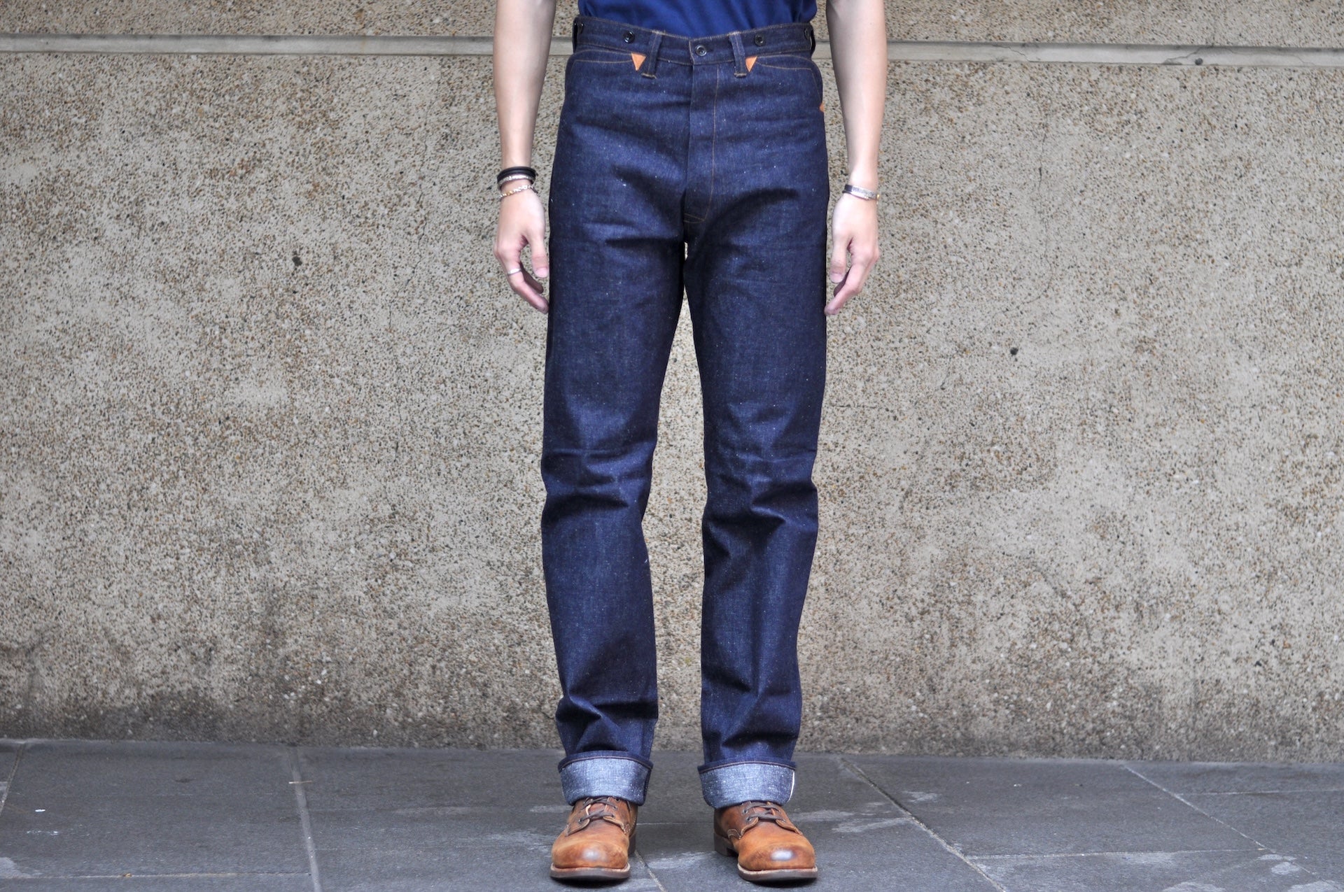 Warehouse 11oz "Greenebaum" Leather Bound Denim Overall (Classic Straight fit)