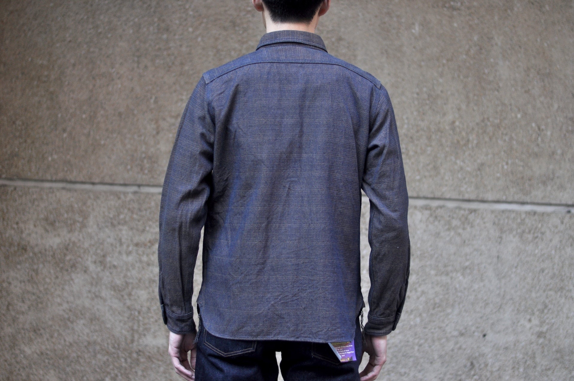 Samurai 10oz “Konako Ai-Madara” Sashiko “Overseas Edition” Work Shirt