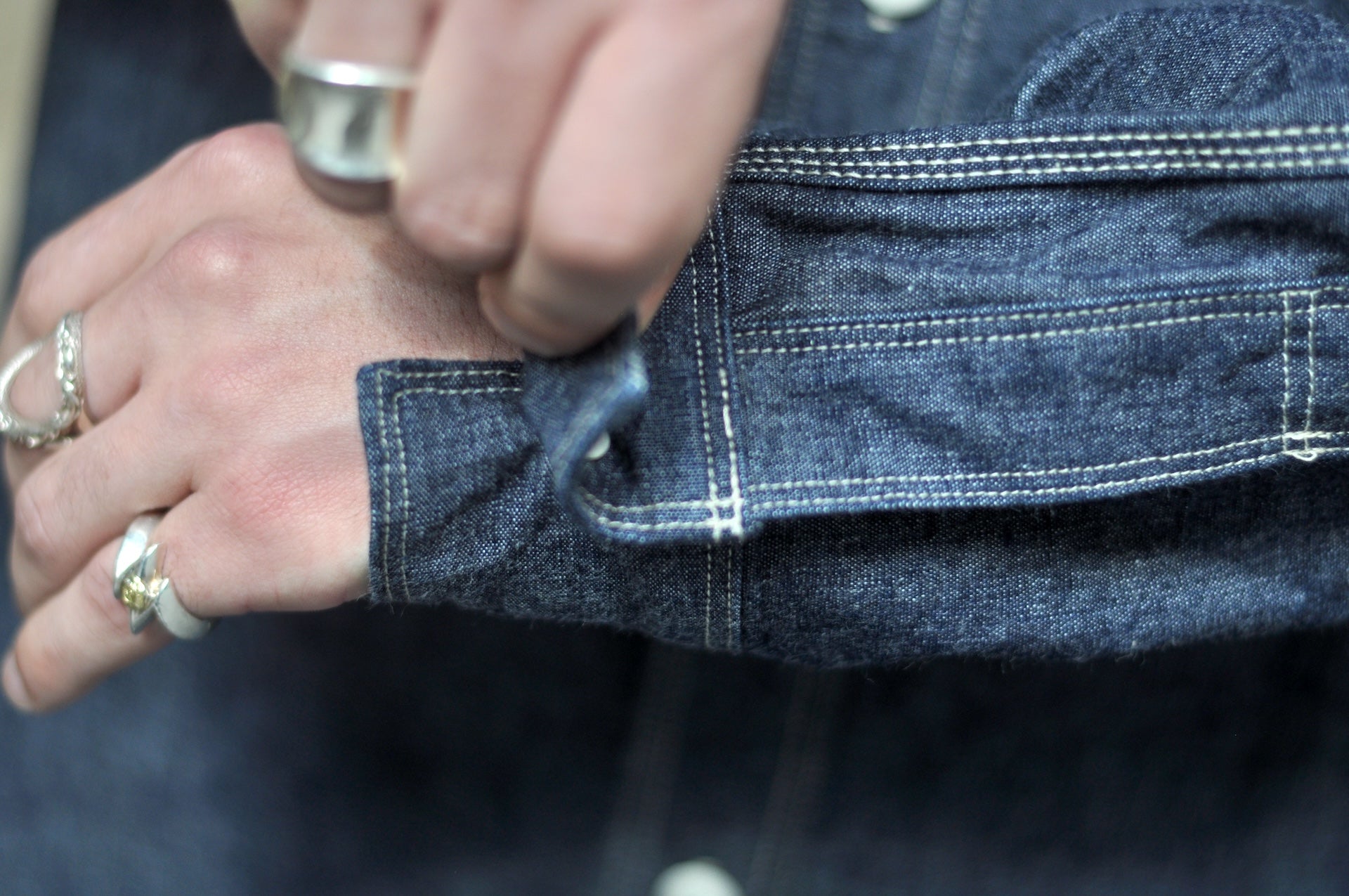 Samurai 13oz Indigo Dyed Selvage Denim Early Workshirt (Oversea Edition)
