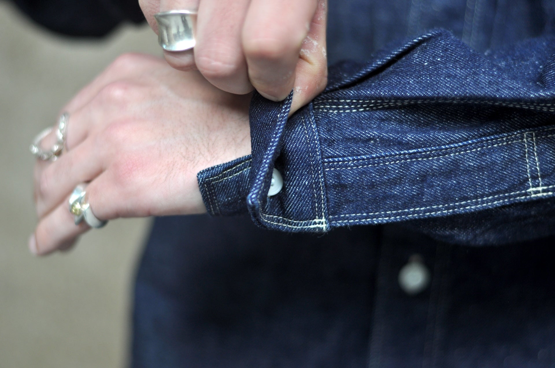 Samurai 10oz Indigo Dyed “Nippon Cotton" Selvage Denim Early Workshirt (Oversea Edition)