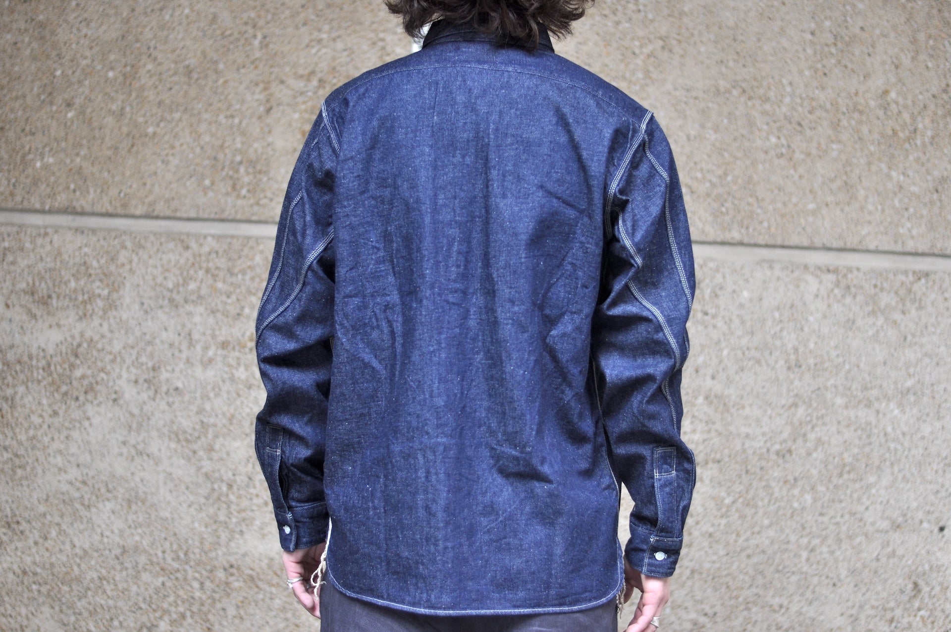 Samurai 10oz Indigo Dyed “Nippon Cotton" Selvage Denim Early Workshirt (Oversea Edition)