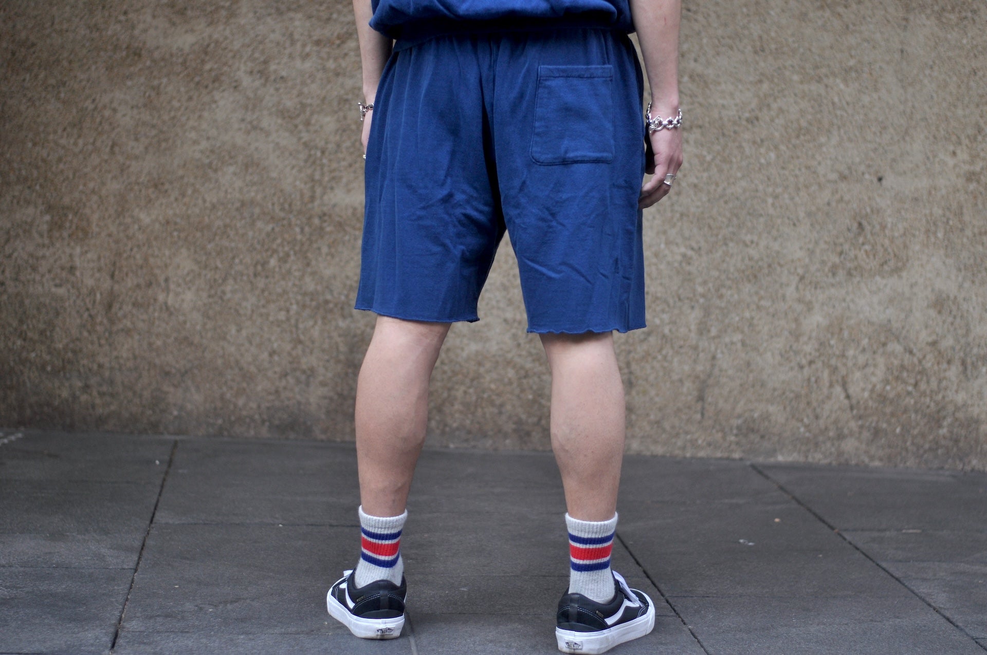 Dubble Works 9oz “Chopped” Sweat Shorts (Natural Indigo)
