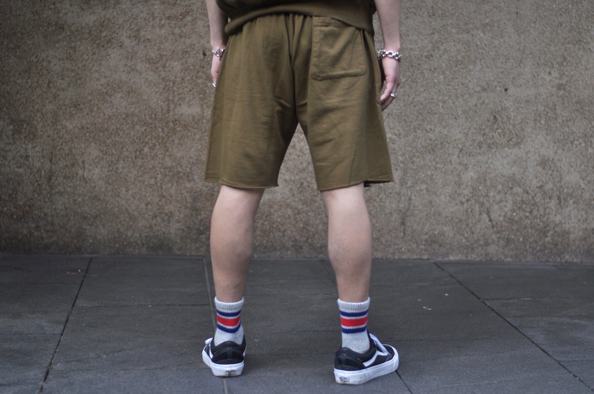 Dubble Works 9oz “Chopped” Sweat Shorts (Khaki)