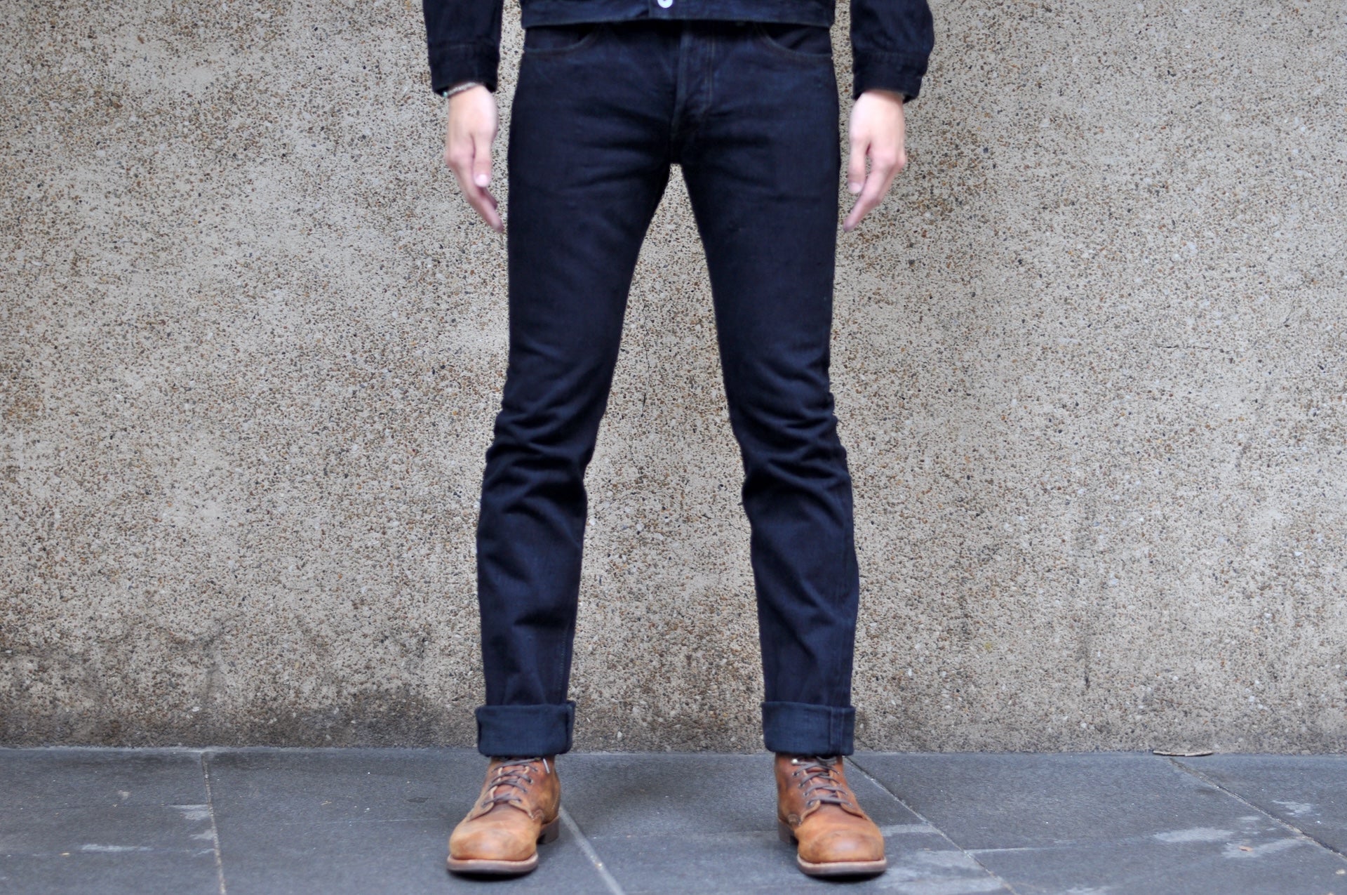 Iron Heart 16oz 777S-SLBod 'Black-Overdyed' Denim (Super Slim Tapered Fit)