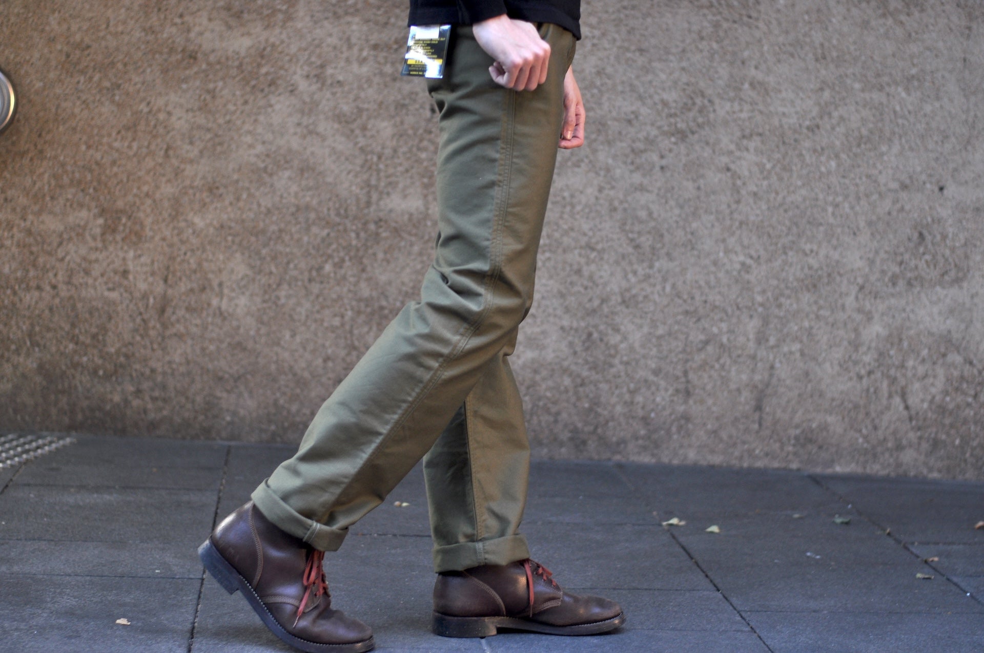 Iron Heart 11oz Cotton Whipcord Work Pants (Army Green)