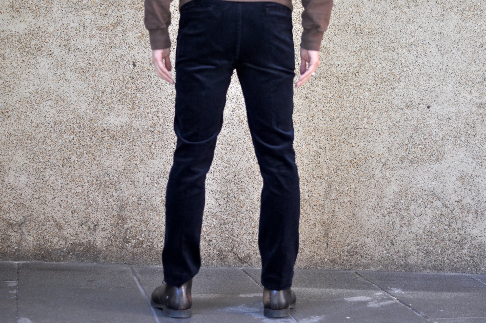 Boncoura Heavyweight Corduroy '41 Chinos (Dark Navy)