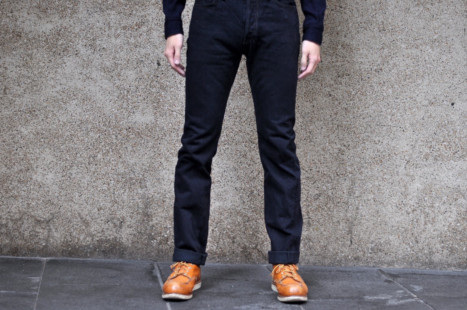 Iron Heart 16oz 888S-SLBod 'Black-Overdyed' Denim (Straight Tapered Fit)