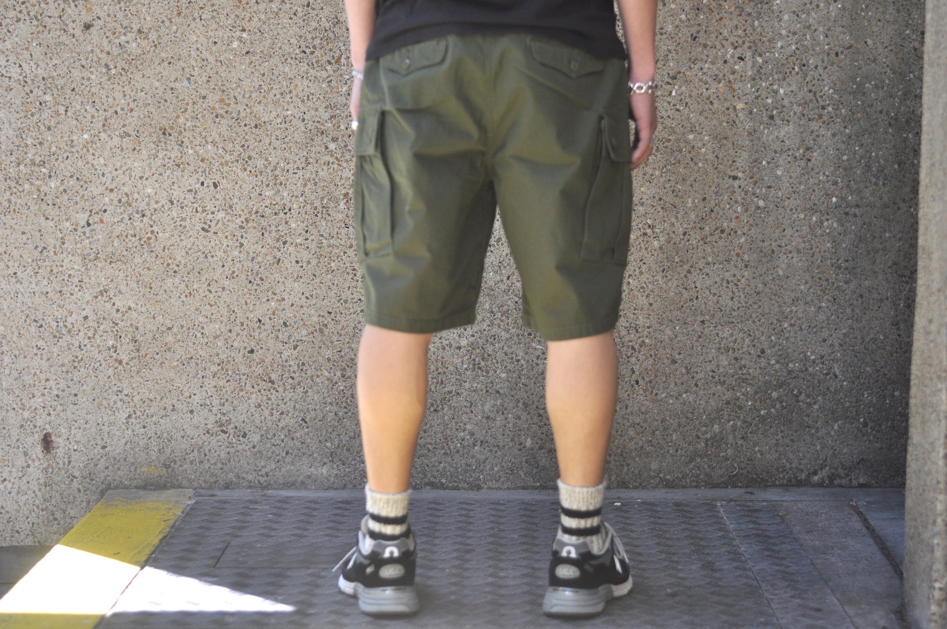 Freewheelers Cotton Rip-Stop "Jungle Fatigues" Tropical Shorts (Olive)