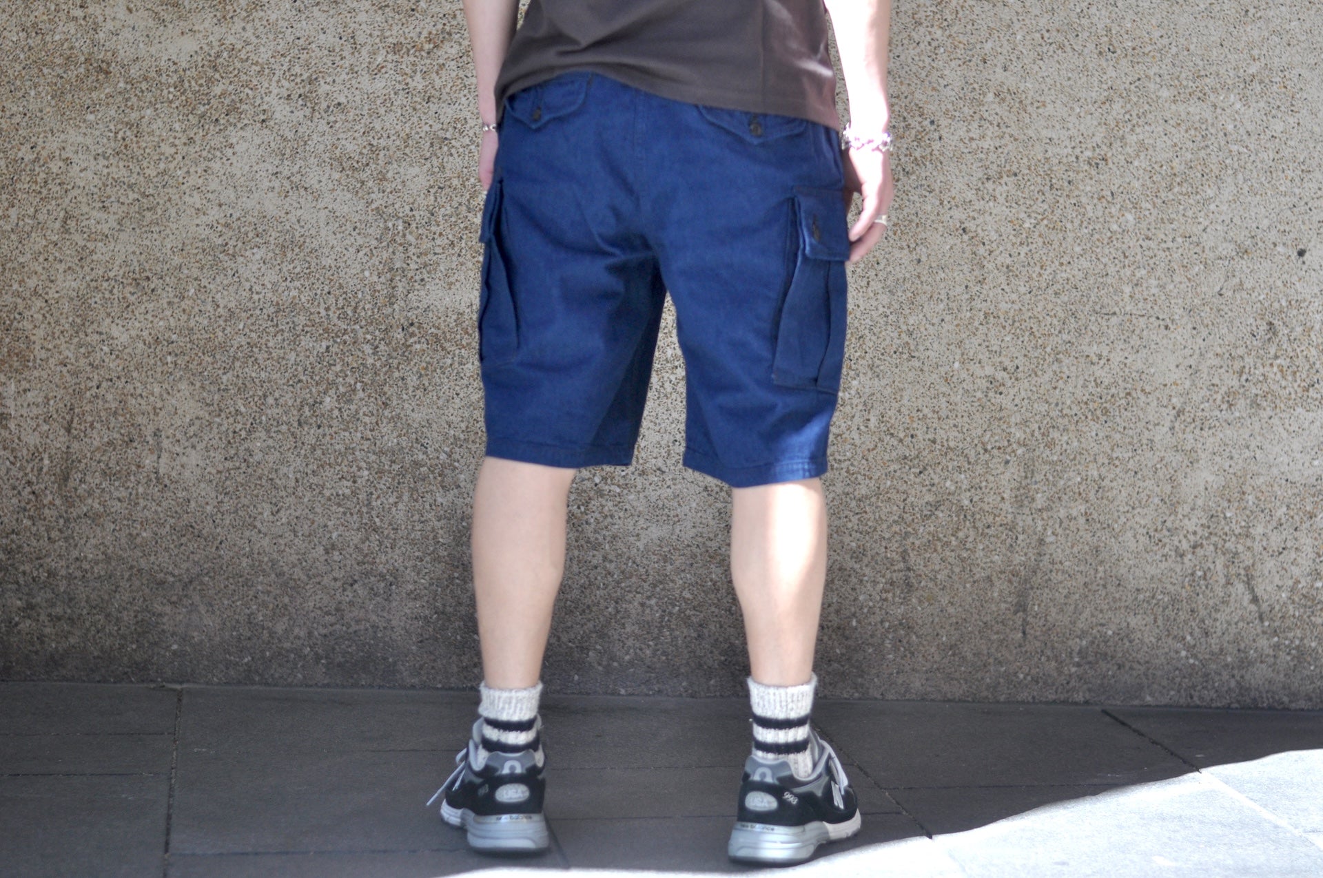 Freewheelers 9oz Denim "Jungle Fatigues" Tropical Shorts (Indigo)