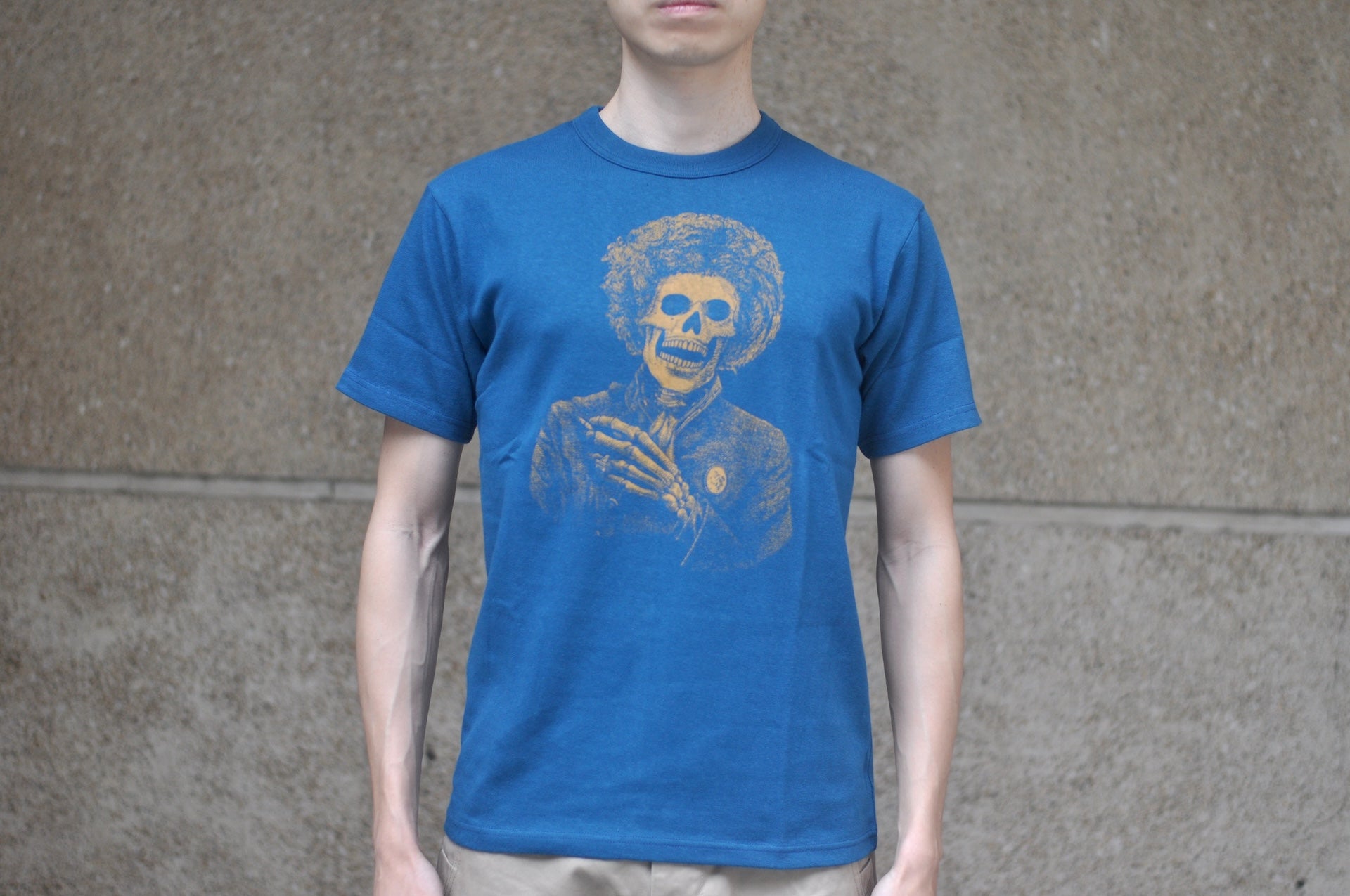 Freewheelers 6oz “STONE FREE” Graphic Tee (River Blue)