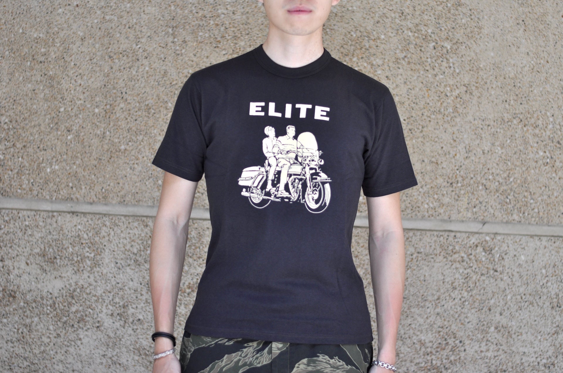 Freewheelers "Elite" Loopwheeled Tee (Shady Black)