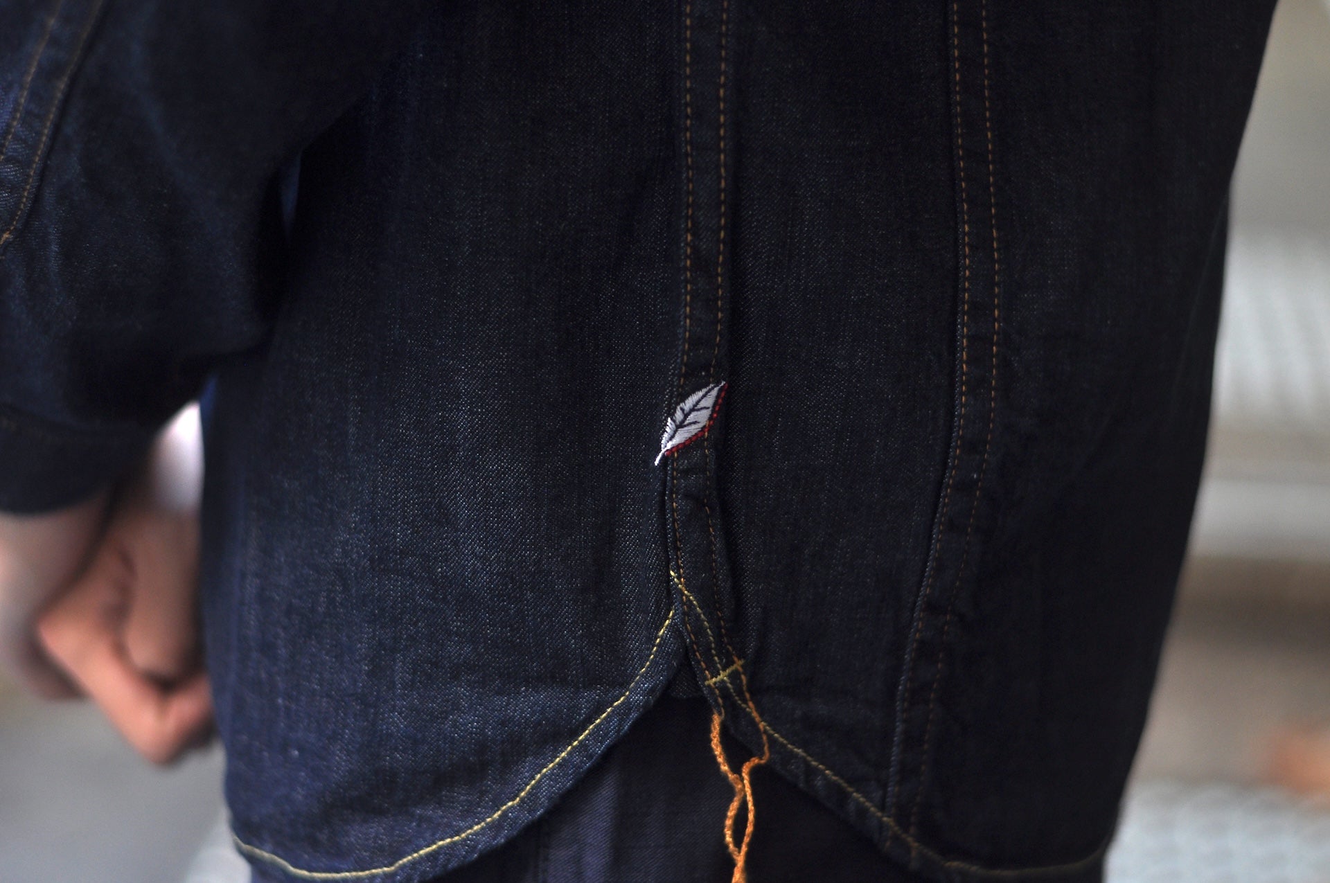 Pure Blue Japan 8oz Denim "Type 2" Jacketed Shirt (Grand Indigo)
