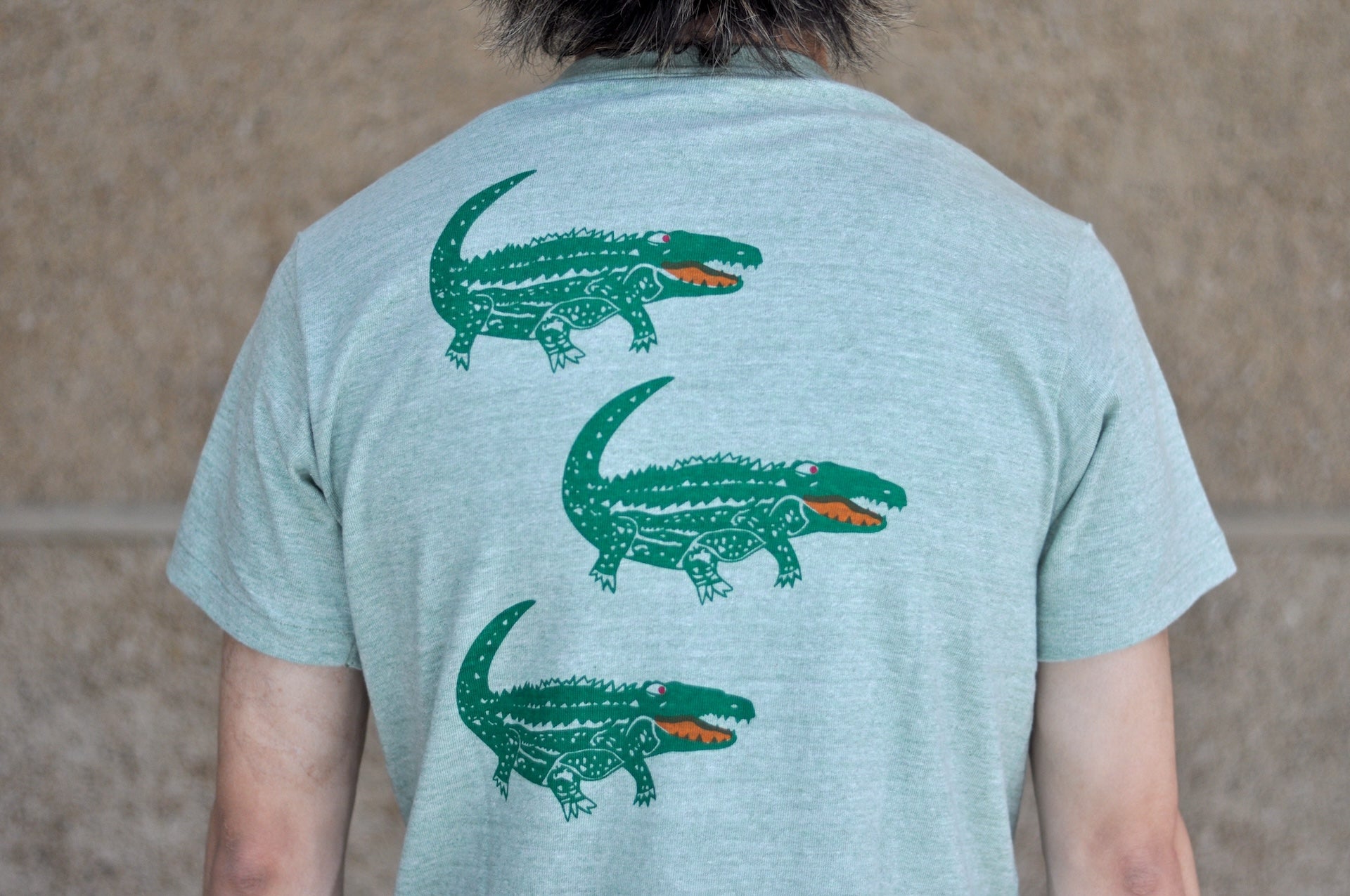 Warehouse 5.5oz "Alligator" Athletic Loopwheeled Tee (Green)