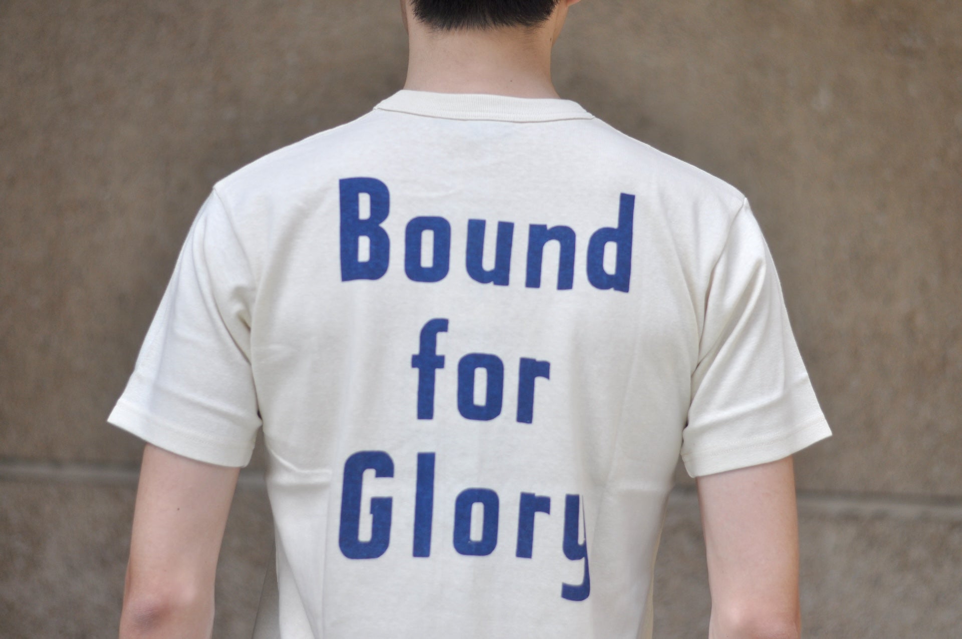 Freewheelers 6oz “BOUND FOR GLORY” Graphic Tee (Straw Cream)