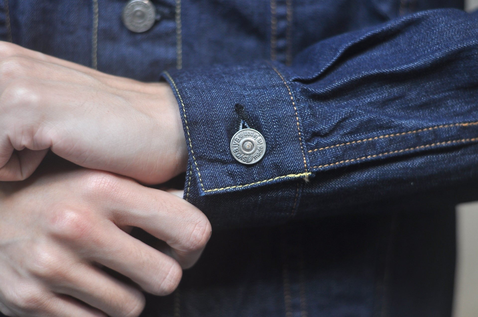 Pure Blue Japan 8oz Denim "Type 3" Jacketed Shirt (Grand Indigo)
