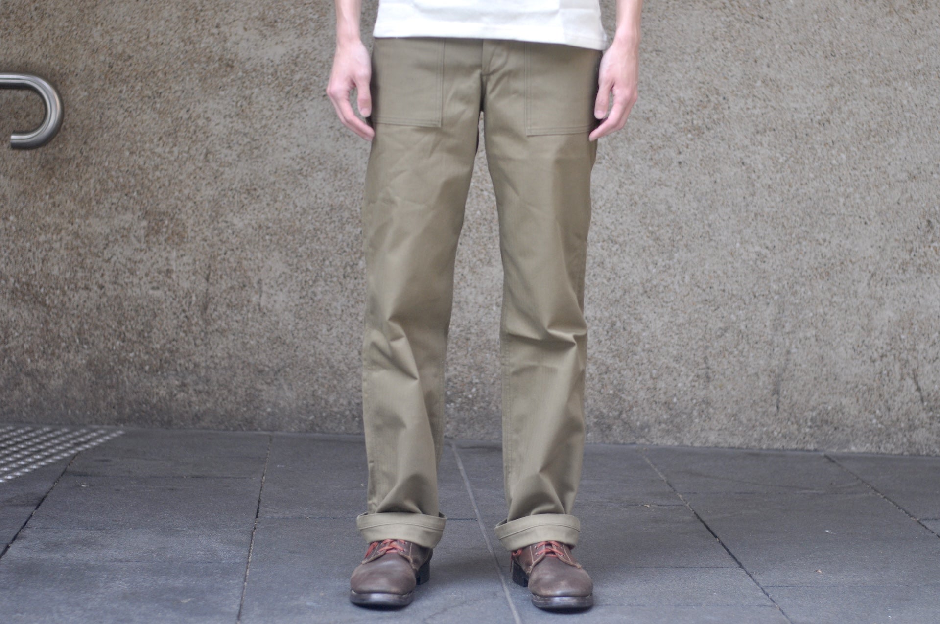 Warehouse Co. 12oz HBT Military Baker Pants (Olive Drab)
