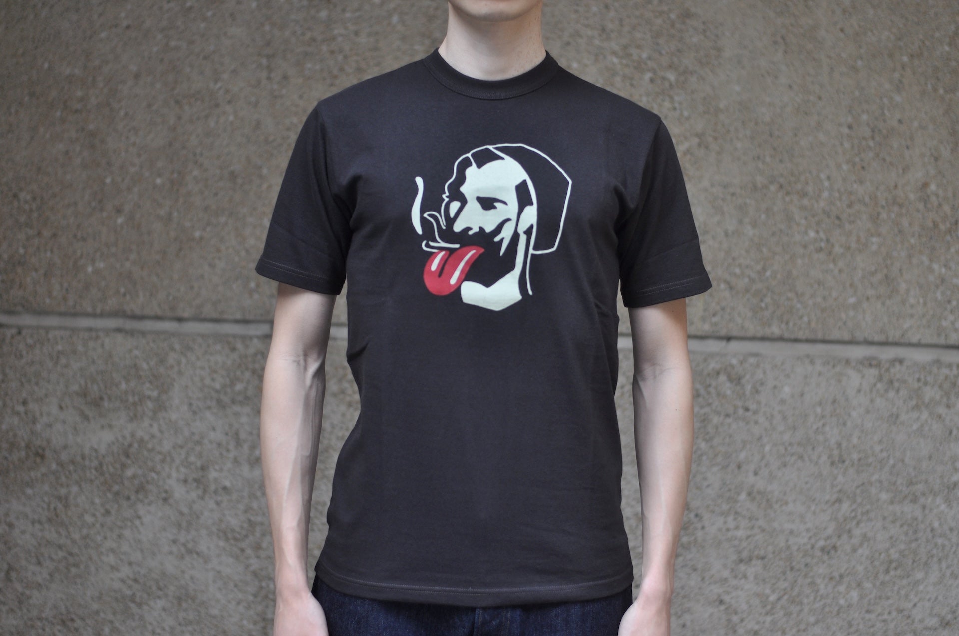 Freewheelers 6oz “STONE COLD” Graphic Tee (Shady Black)