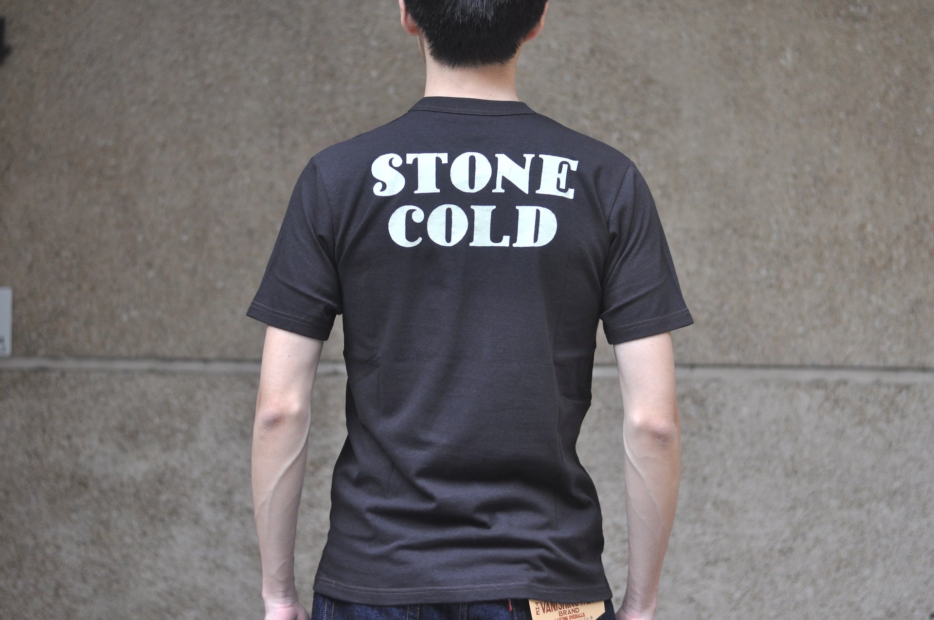 Freewheelers 6oz “STONE COLD” Graphic Tee (Shady Black)