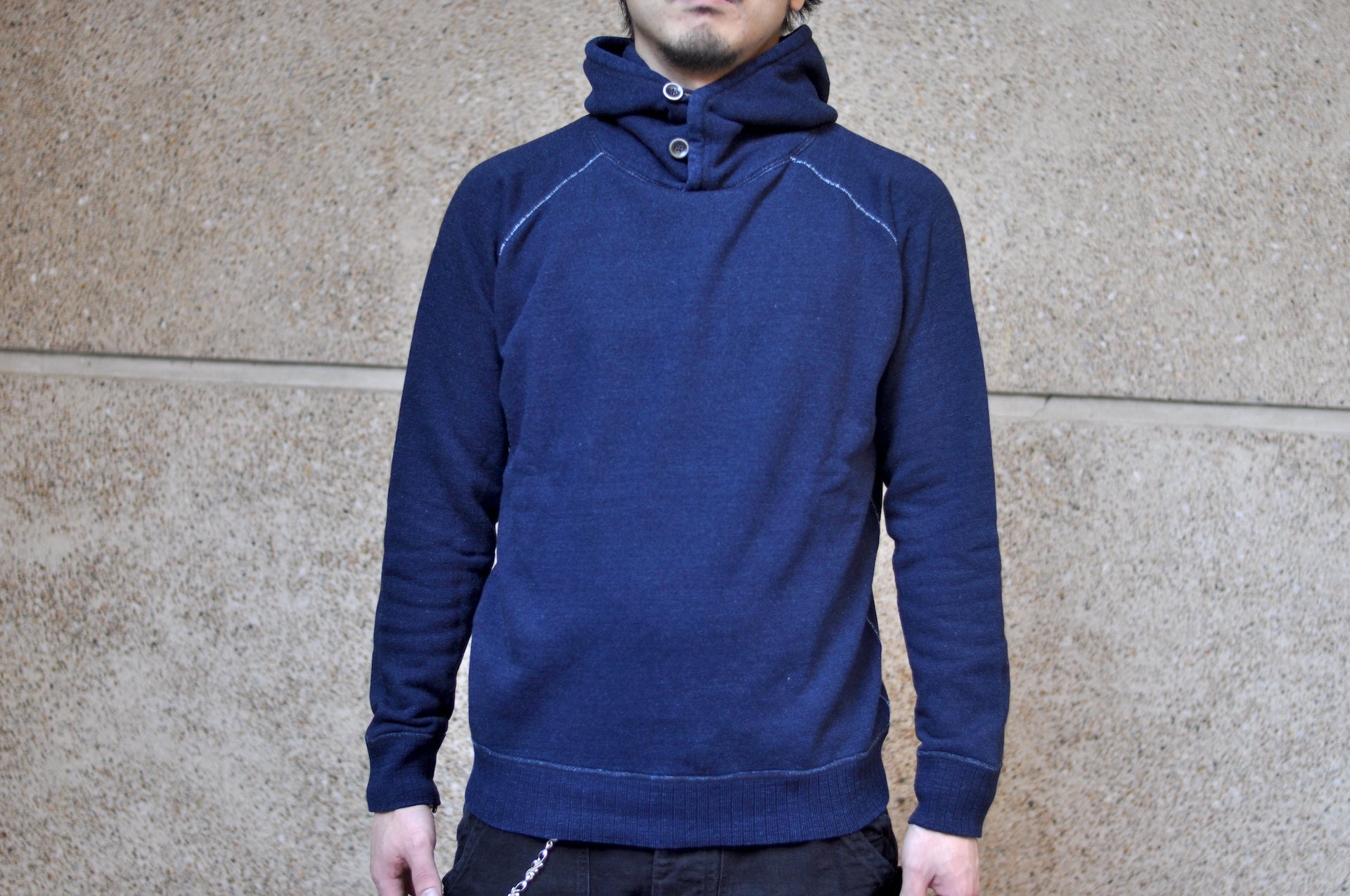 Pure Blue Japan Indigo Dyed "Classic" Raglan Pullover