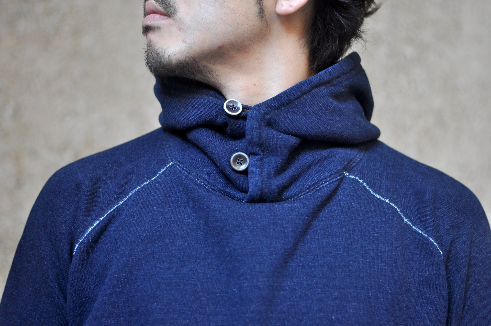 Pure Blue Japan Indigo Dyed "Classic" Raglan Pullover