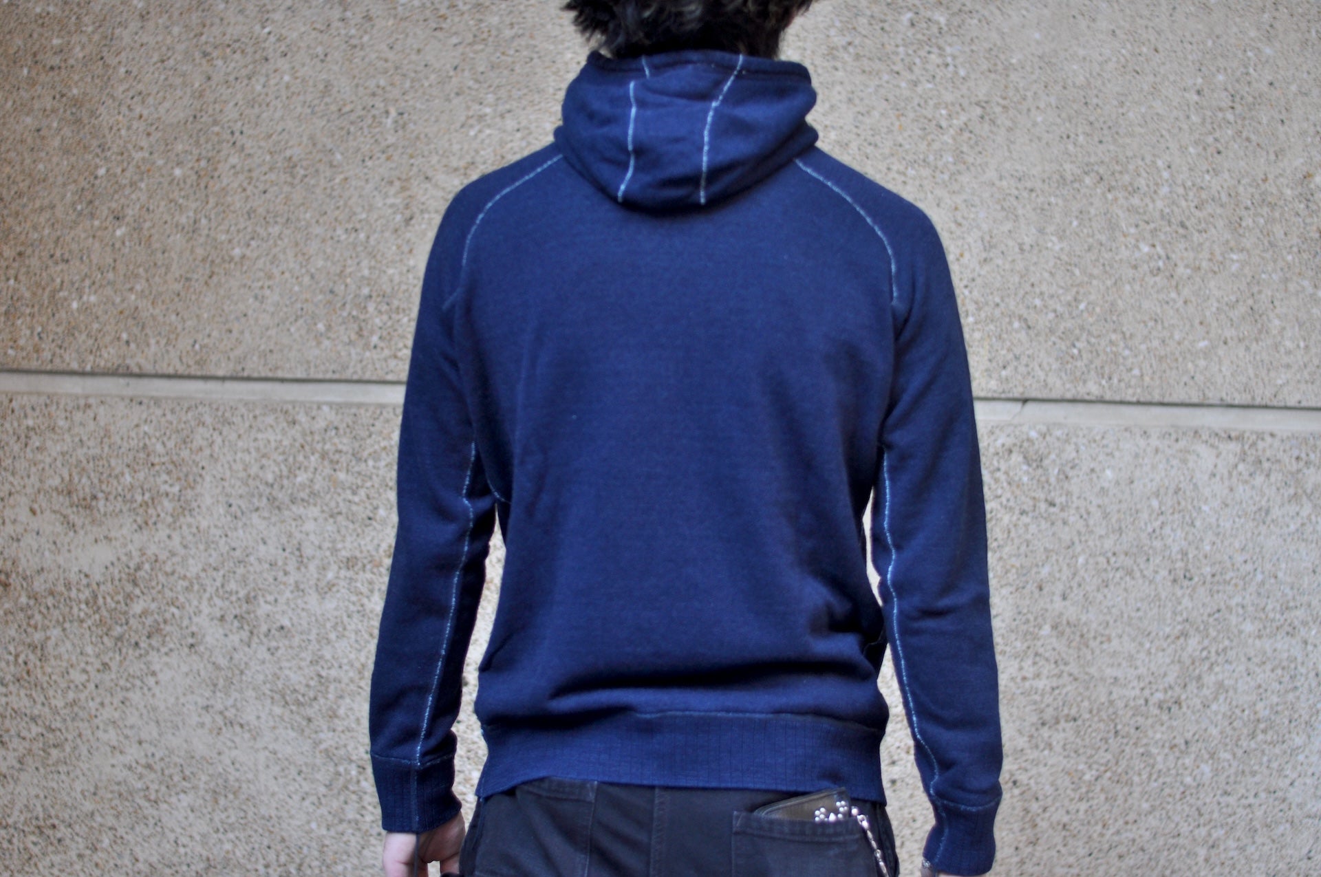 Pure Blue Japan Indigo Dyed "Classic" Raglan Pullover