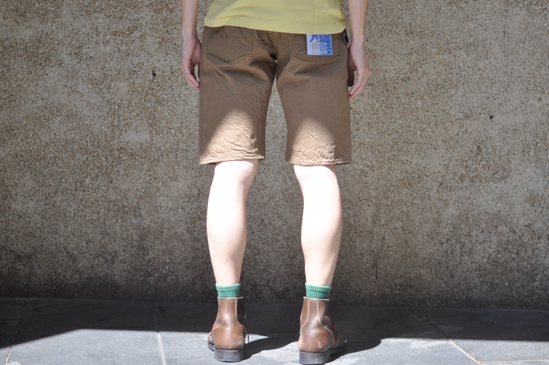 Samurai 15oz Selvage Duck Canvas Shorts (Khaki)