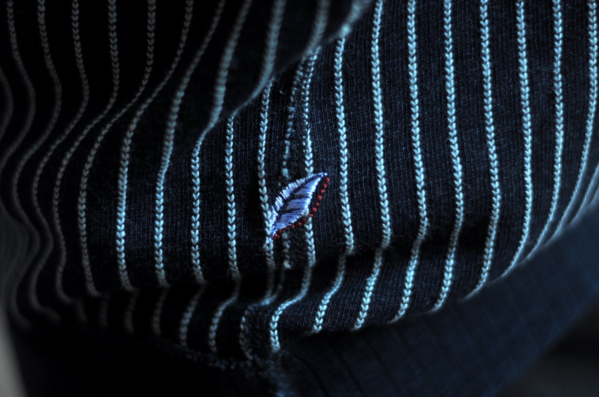 Pure Blue Japan Indigo Dyed "Stripes" Raglan Pullover