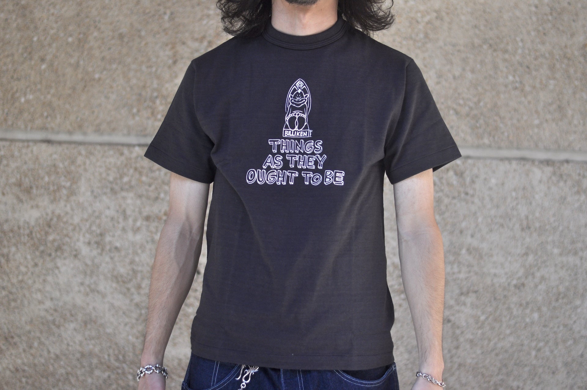 Warehouse Co. 5.5oz "Things As They Ought To Be" 'Bamboo Textured' Tee (Black)