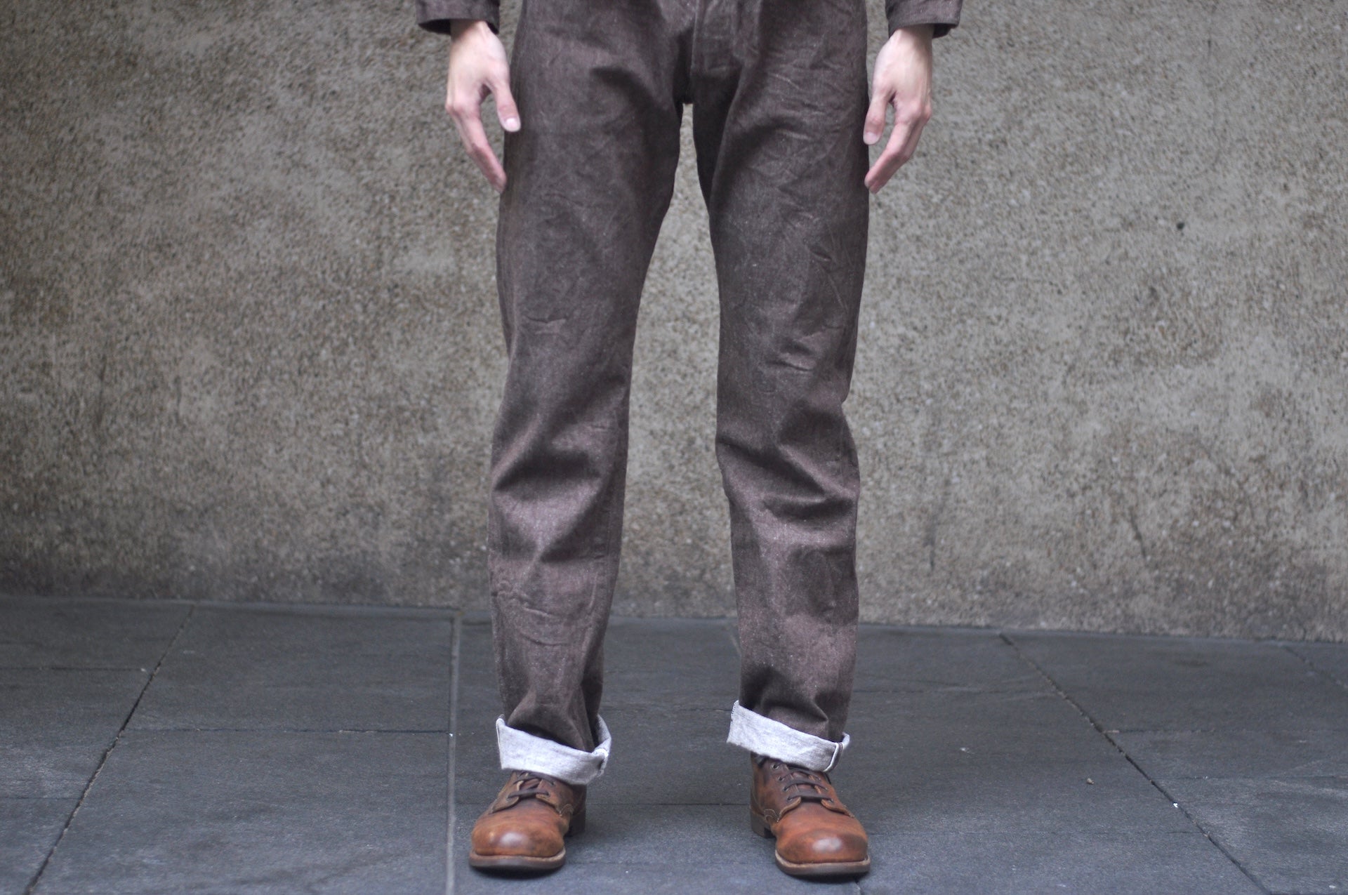 Samurai 15oz “Kanoko Brown” S0150BRX Denim (Regular Straight Fit)