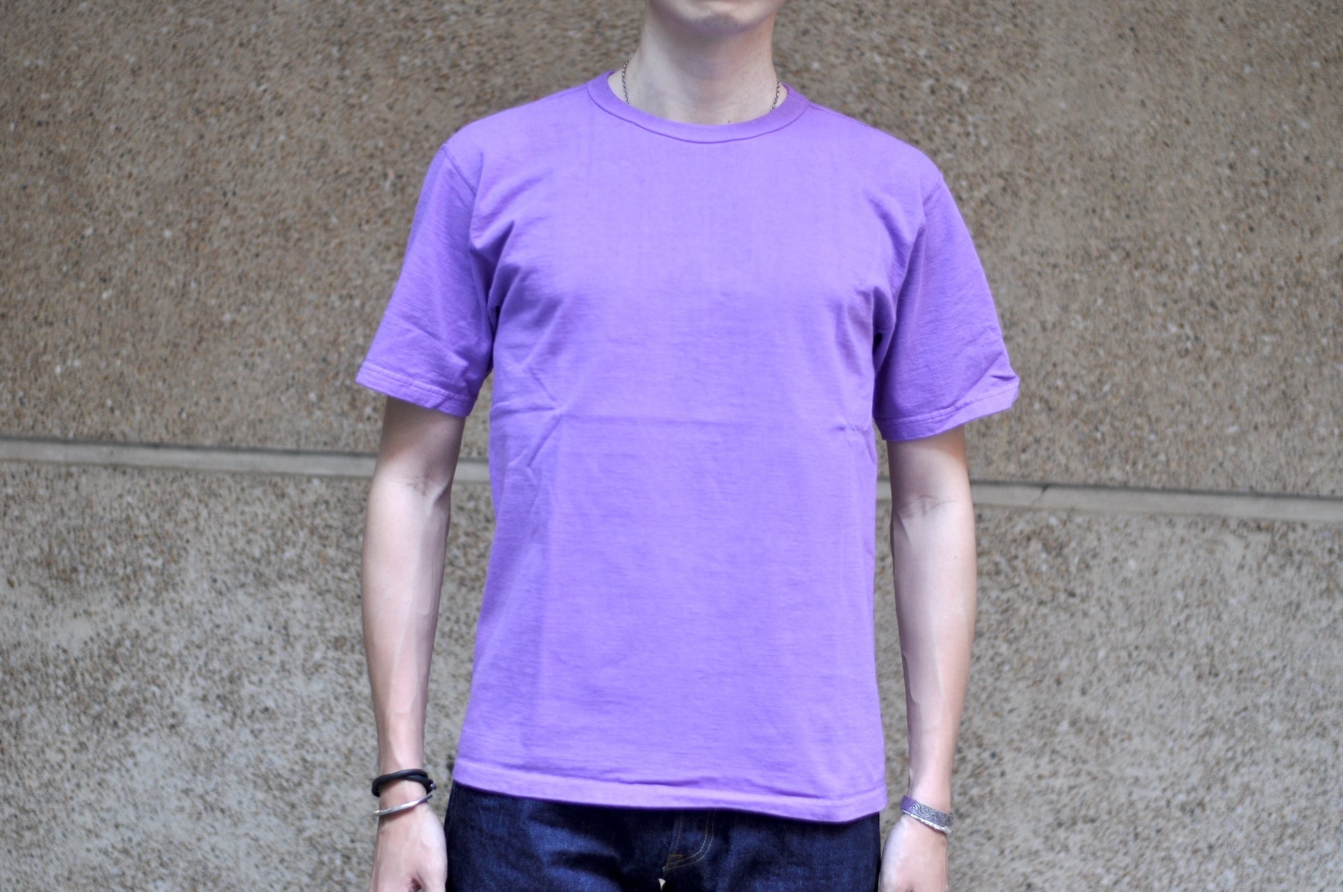 Studio D'Artisan 9oz 'Tsuri-Ami 'Loopwheel Tee (Purple)