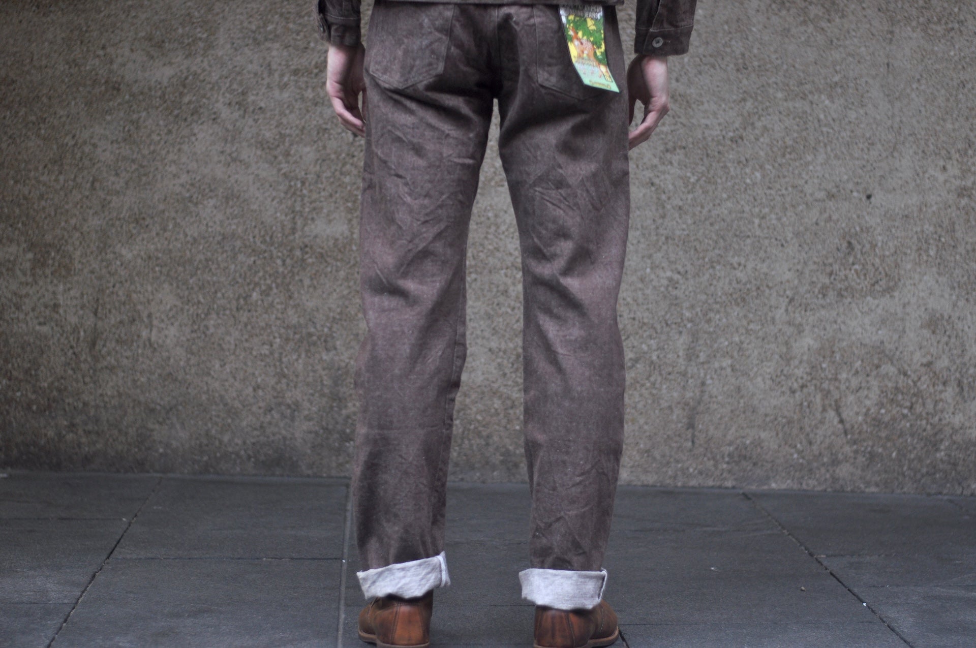 Samurai 15oz “Kanoko Brown” S0150BRX Denim (Regular Straight Fit)
