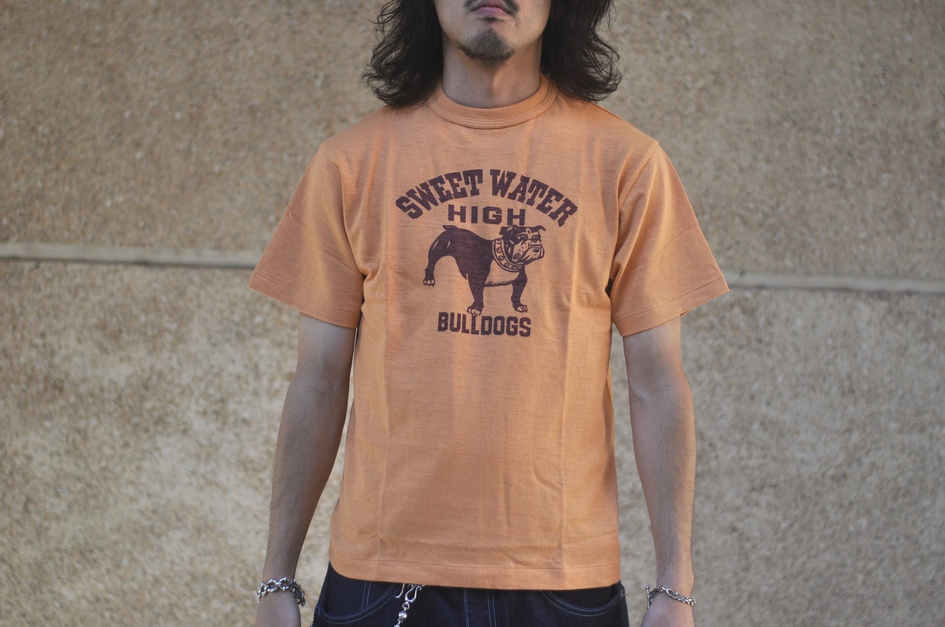 Warehouse Co. 5.5oz "Sweet Water" 'Bamboo Textured' Tee (Orange)
