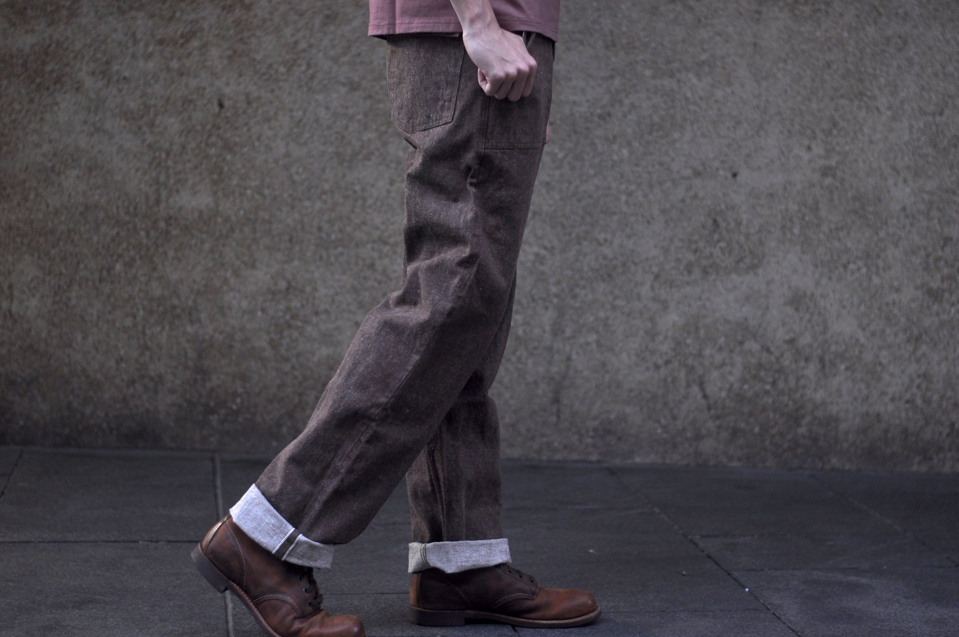 Samurai 15oz “Kanoko Brown” Denim Baker Pants