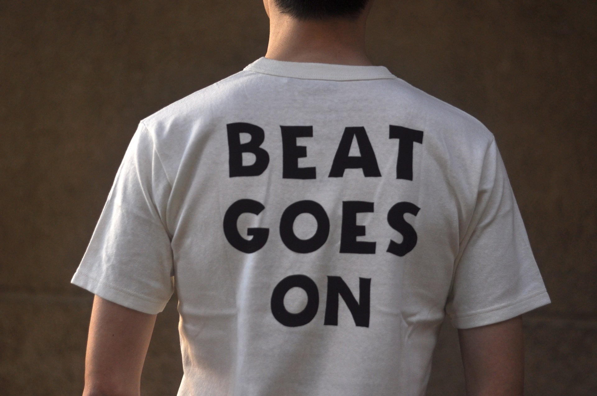 Freewheelers 6oz “BEAT GOES ON” Graphic Tee (Off White)