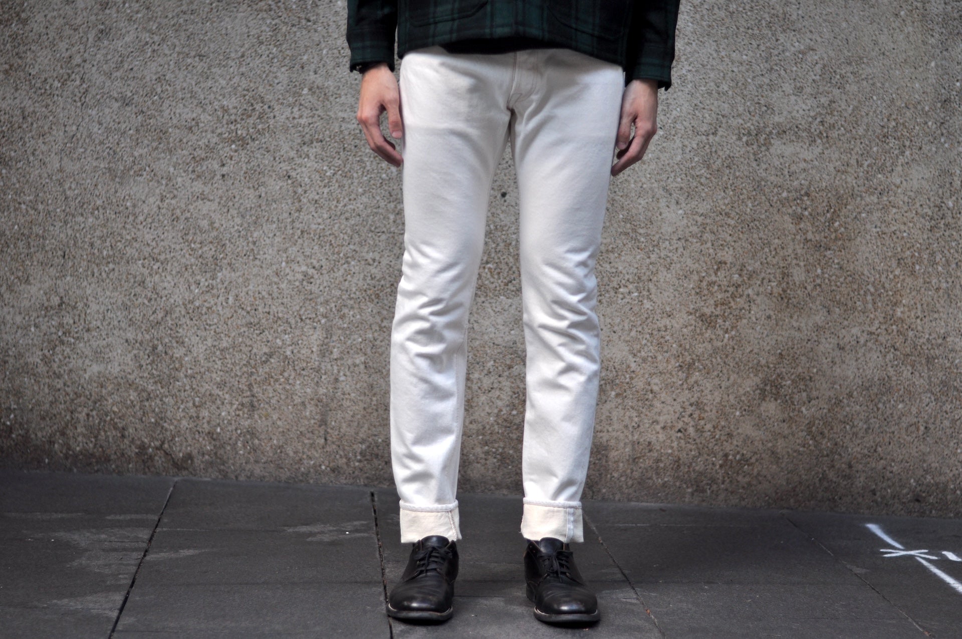 Pure Blue Japan 14oz 1172-3 Ecru X Beige Denim (Slim Tapered fit)