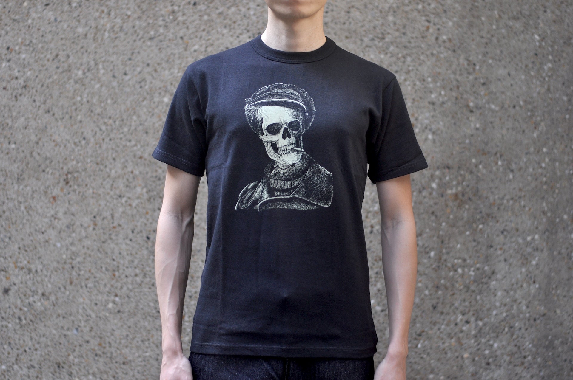 Freewheelers 6oz “BOUND FOR GLORY” Graphic Tee (Dark Jet Navy)