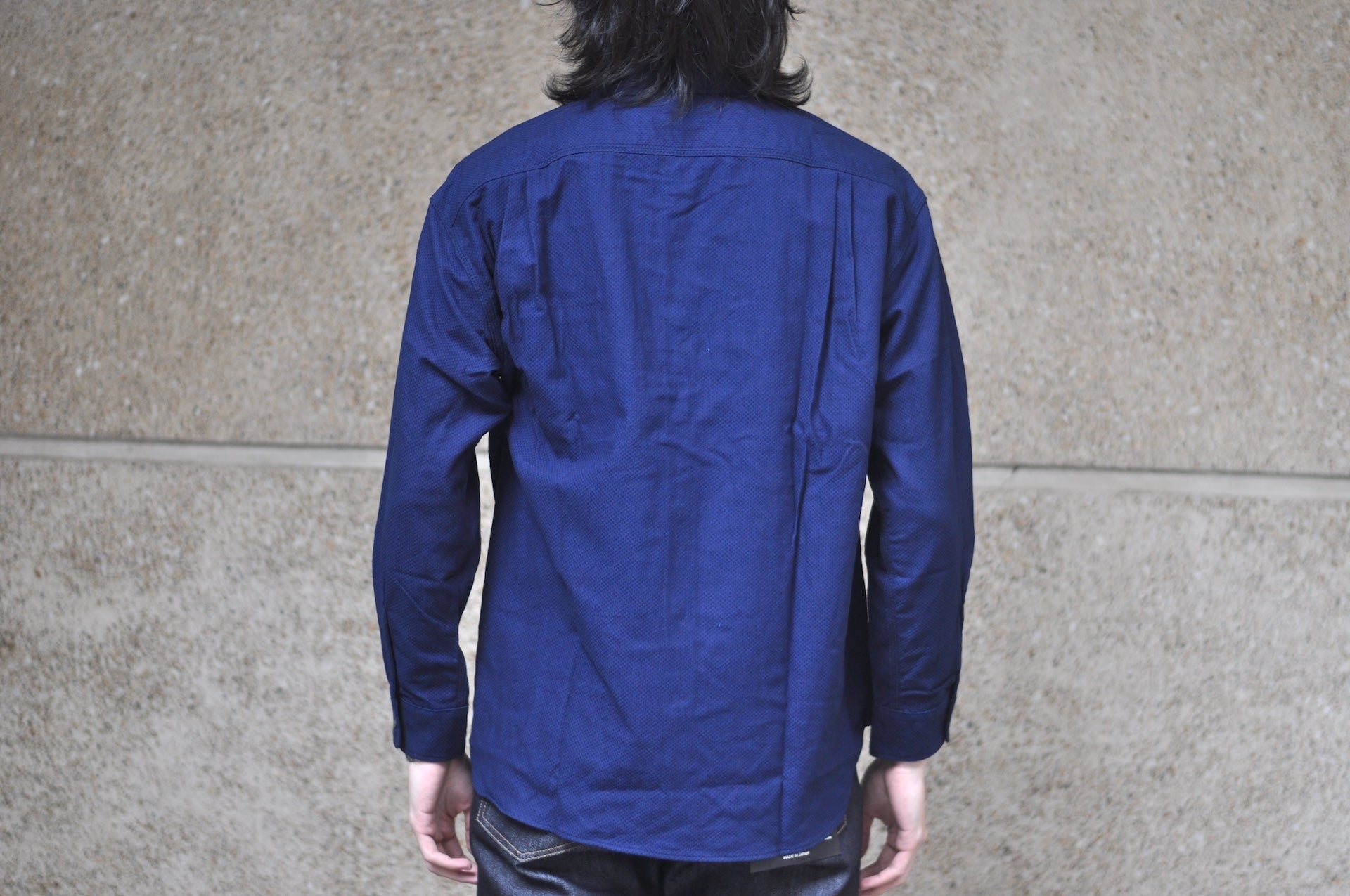 MOMOTARO JEANS 8oz Indigo Dyed “Classic Sashiko” CPO Shirt