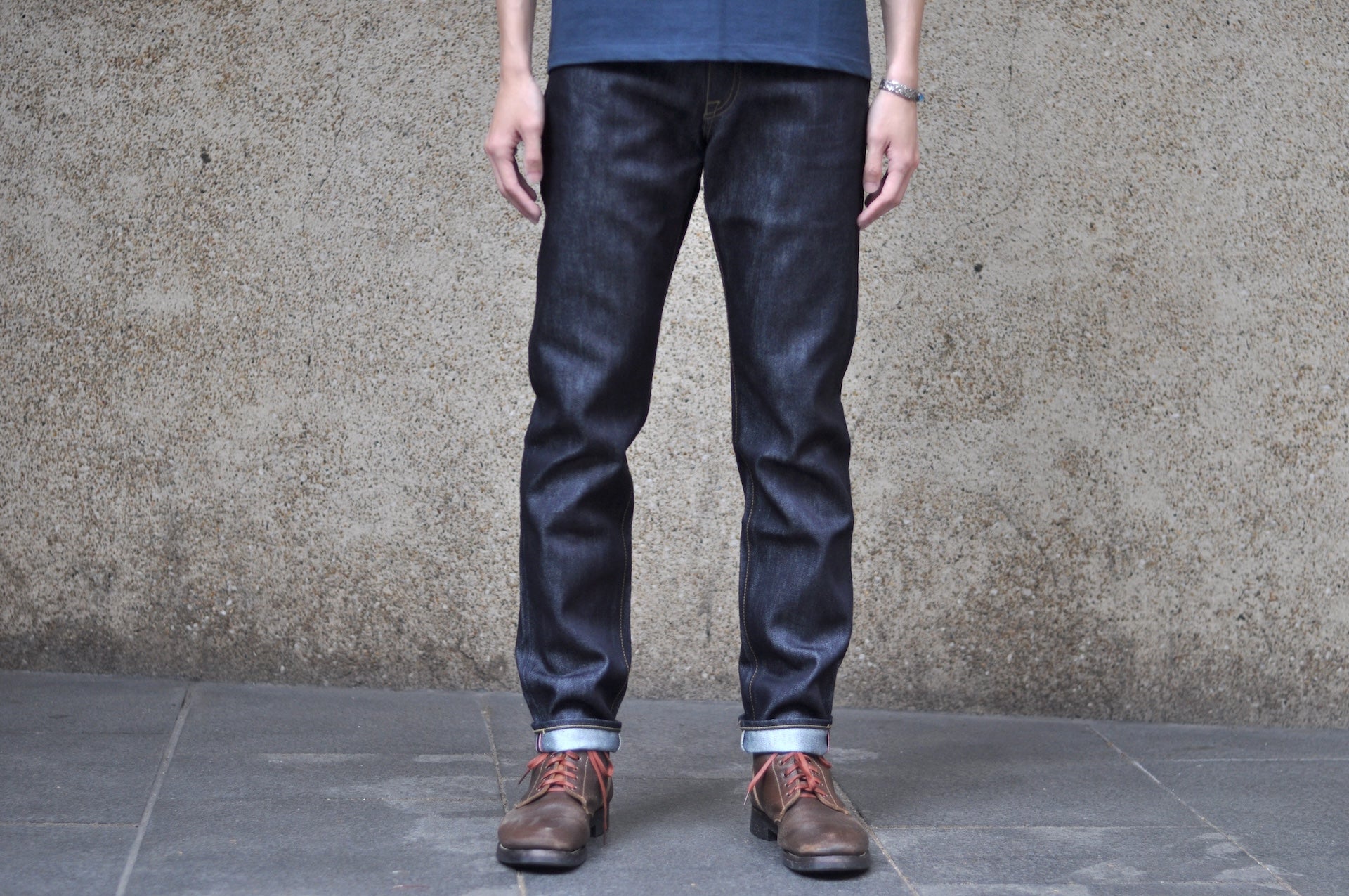 MOMOTARO JEANS 15oz "Silk/Cotton" #202 Denim (New Tapered fit)