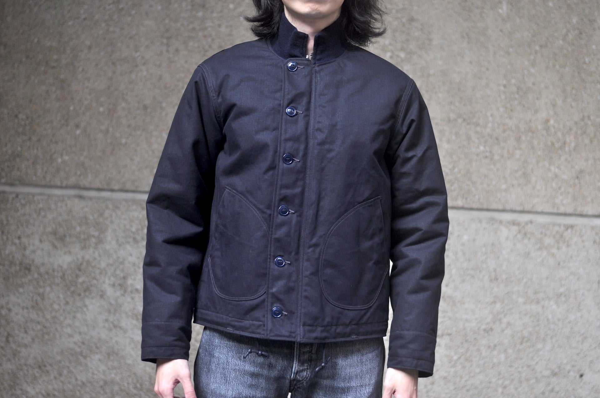 Freewheelers Late 1930s “Civilian Deck Jacket” (Dark Navy)