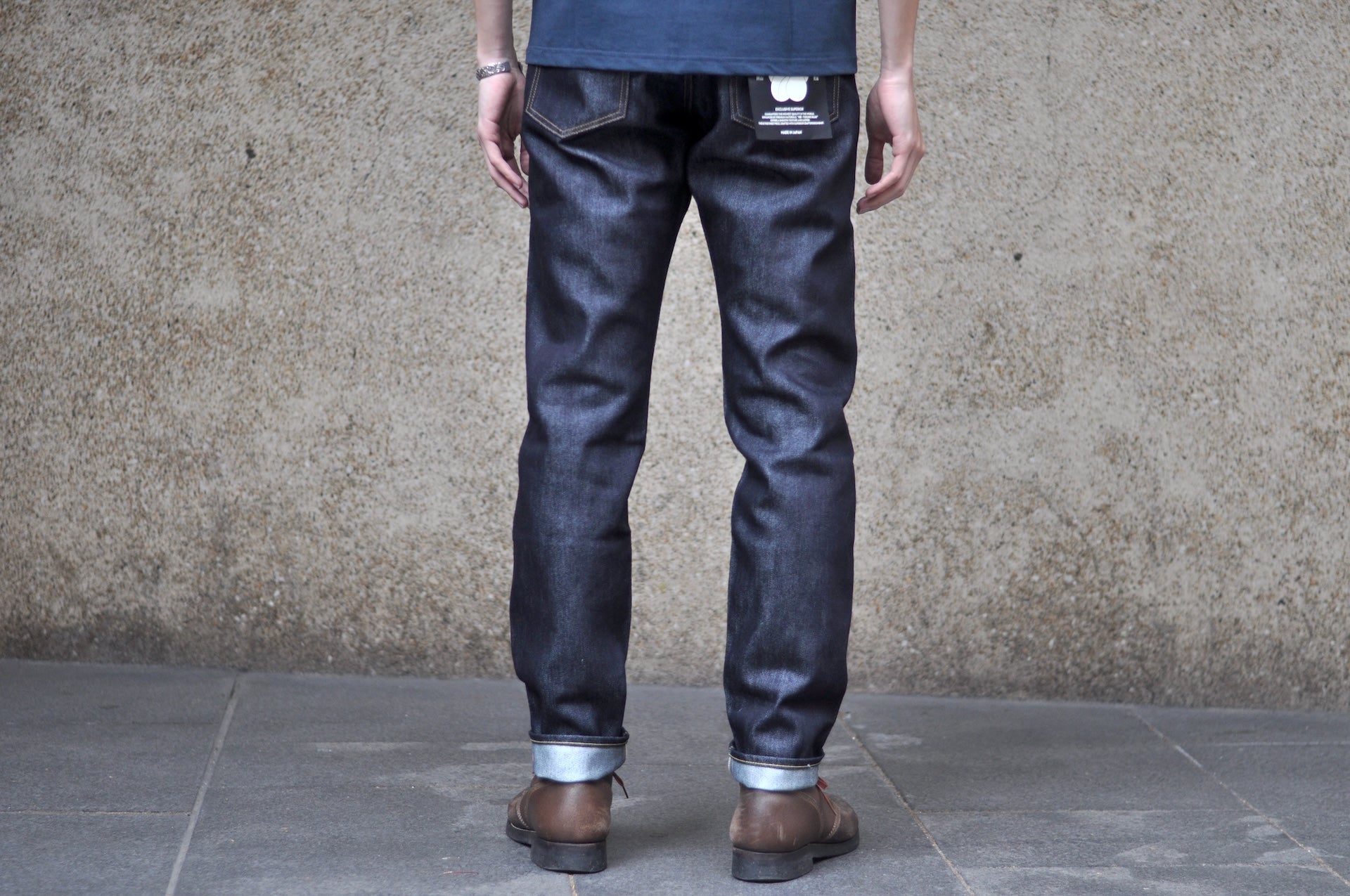 MOMOTARO JEANS 15oz "Silk/Cotton" #202 Denim (New Tapered fit)