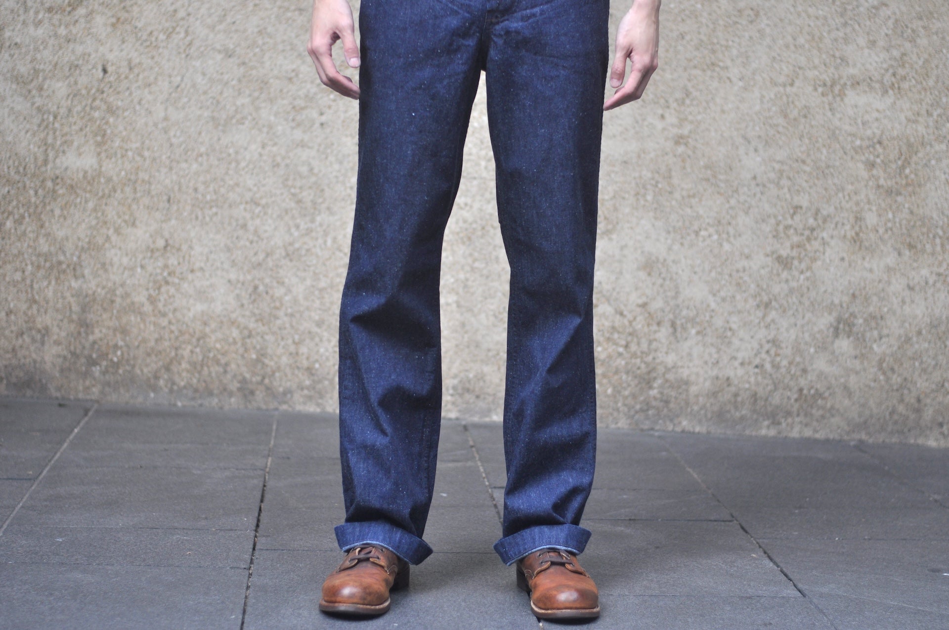 Freewheelers 11.5oz Indigo Denim “STEVEDORE” Work Trousers