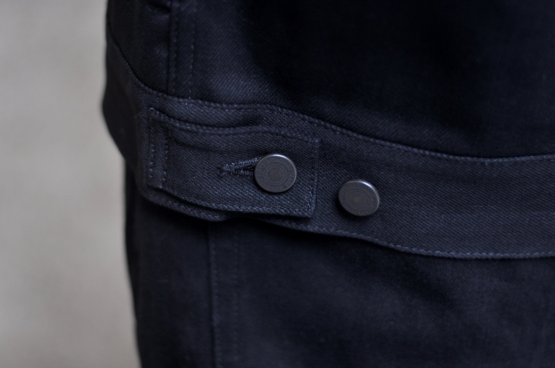 MOMOTARO JEANS 14.7oz "Solid Black" Modified Type 2 Denim Jacket