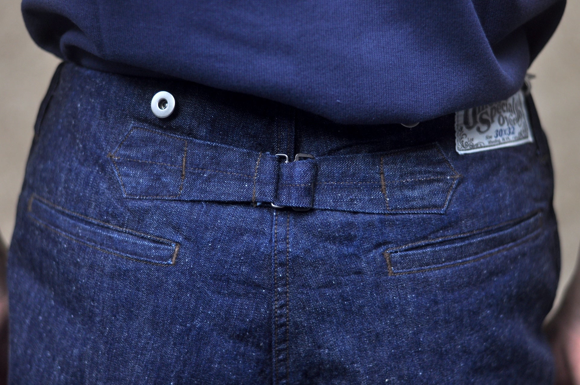 Freewheelers 11.5oz Indigo Denim “STEVEDORE” Work Trousers