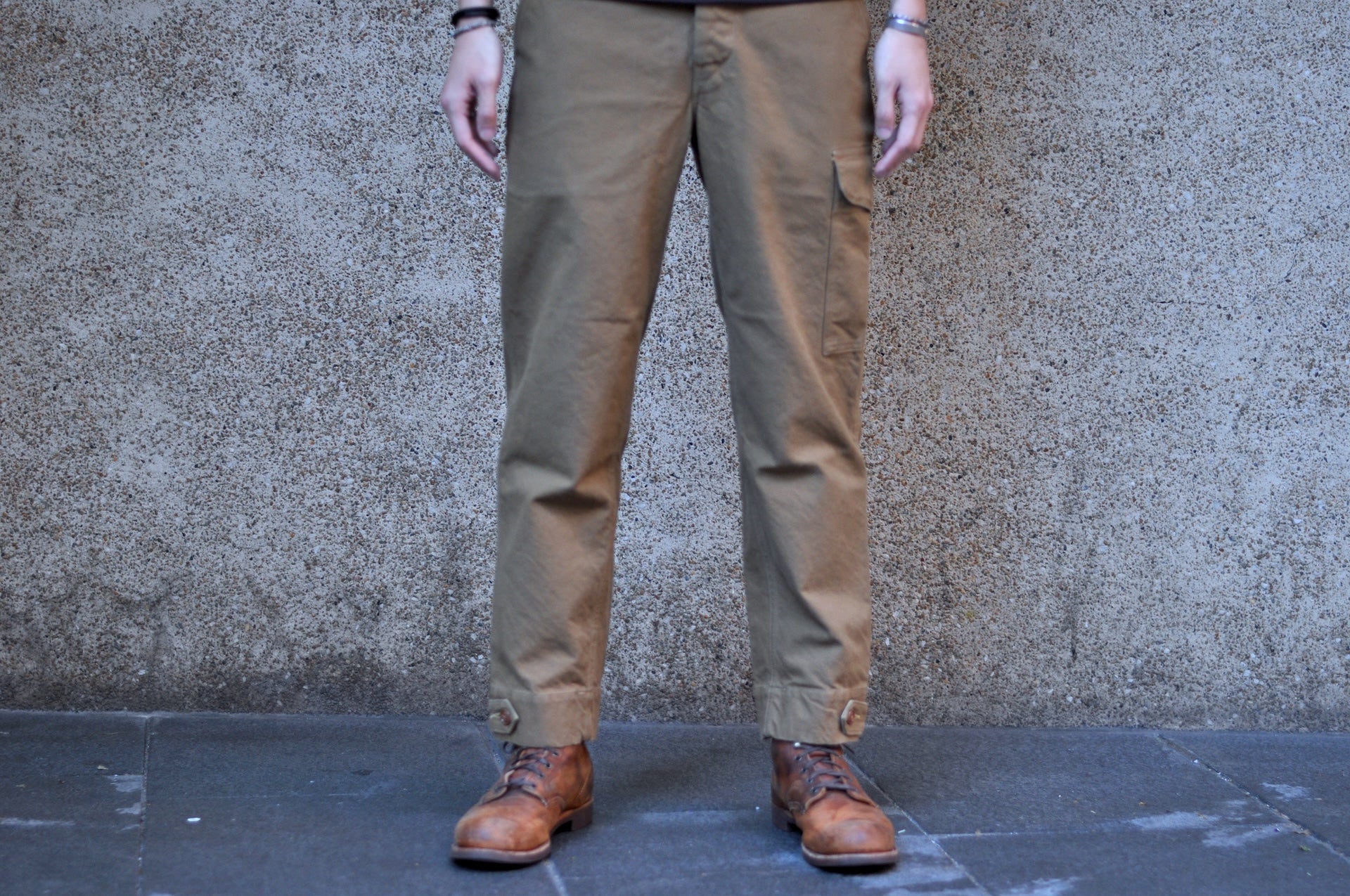 Freewheelers Military Kersey "Aviator's Trousers" (Dark Beige)