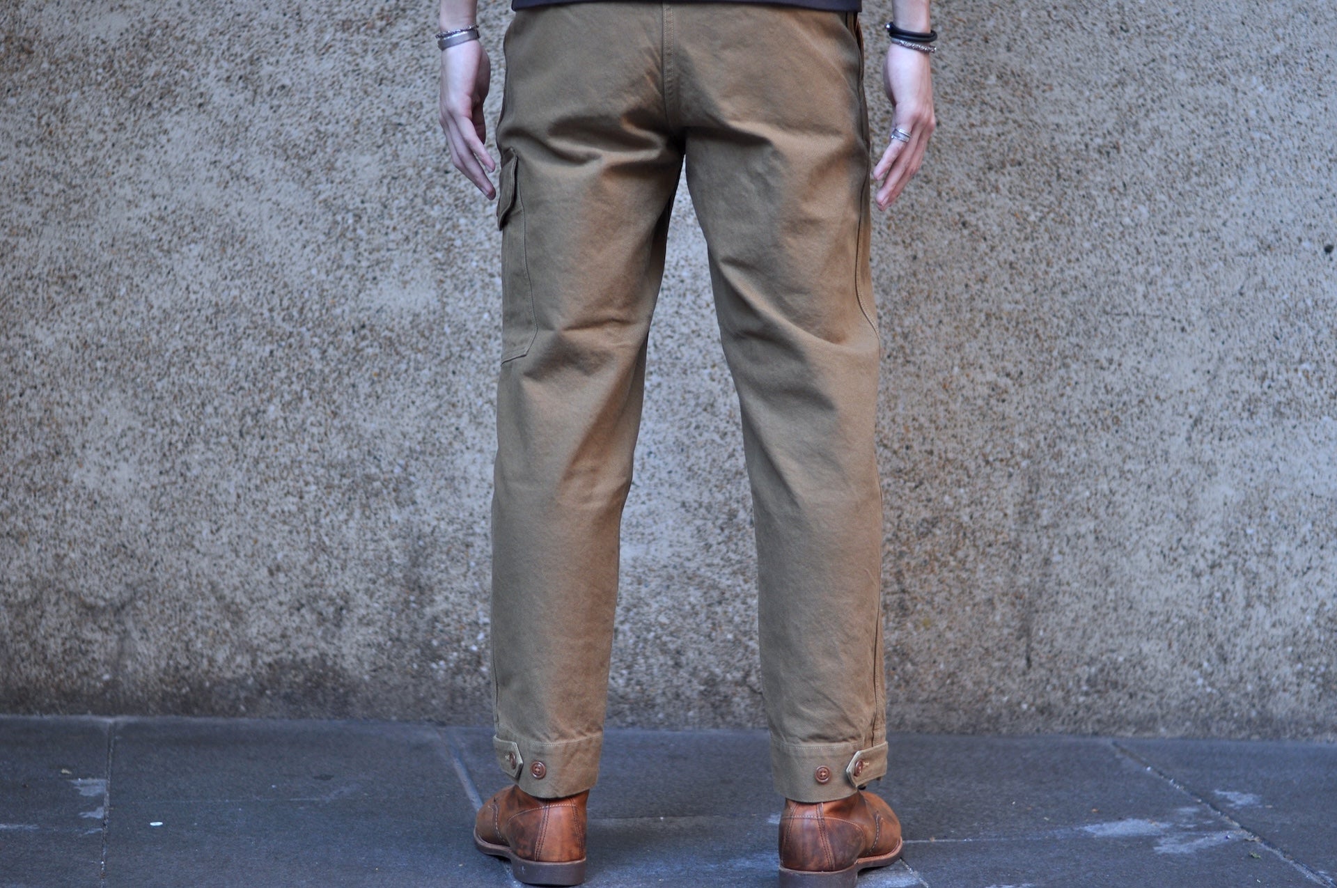 Freewheelers Military Kersey "Aviator's Trousers" (Dark Beige)