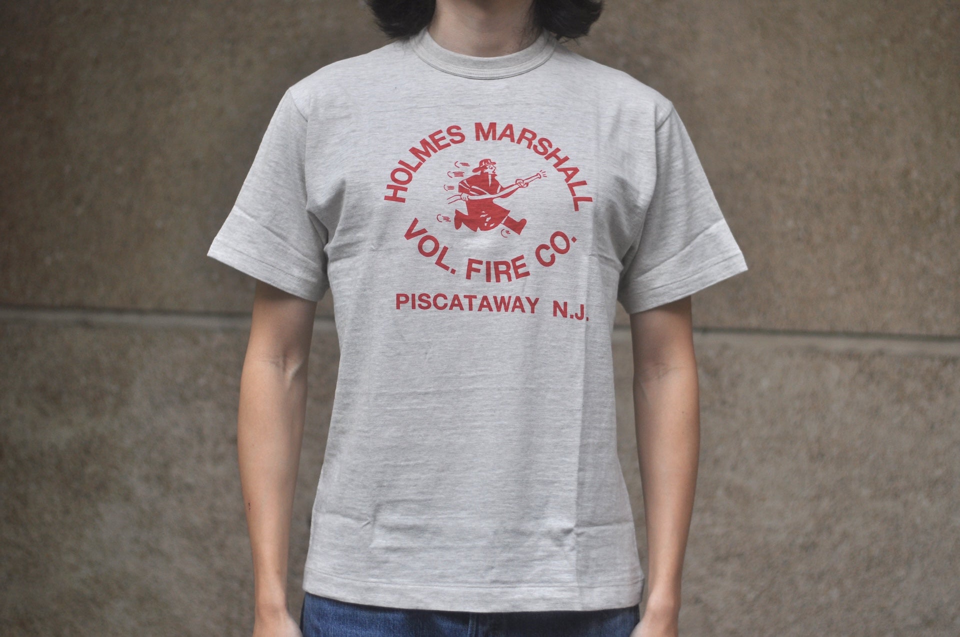 Warehouse Co. 5.5oz "Holmes Marshall" 'Bamboo Textured' Tee (Oatmeal)